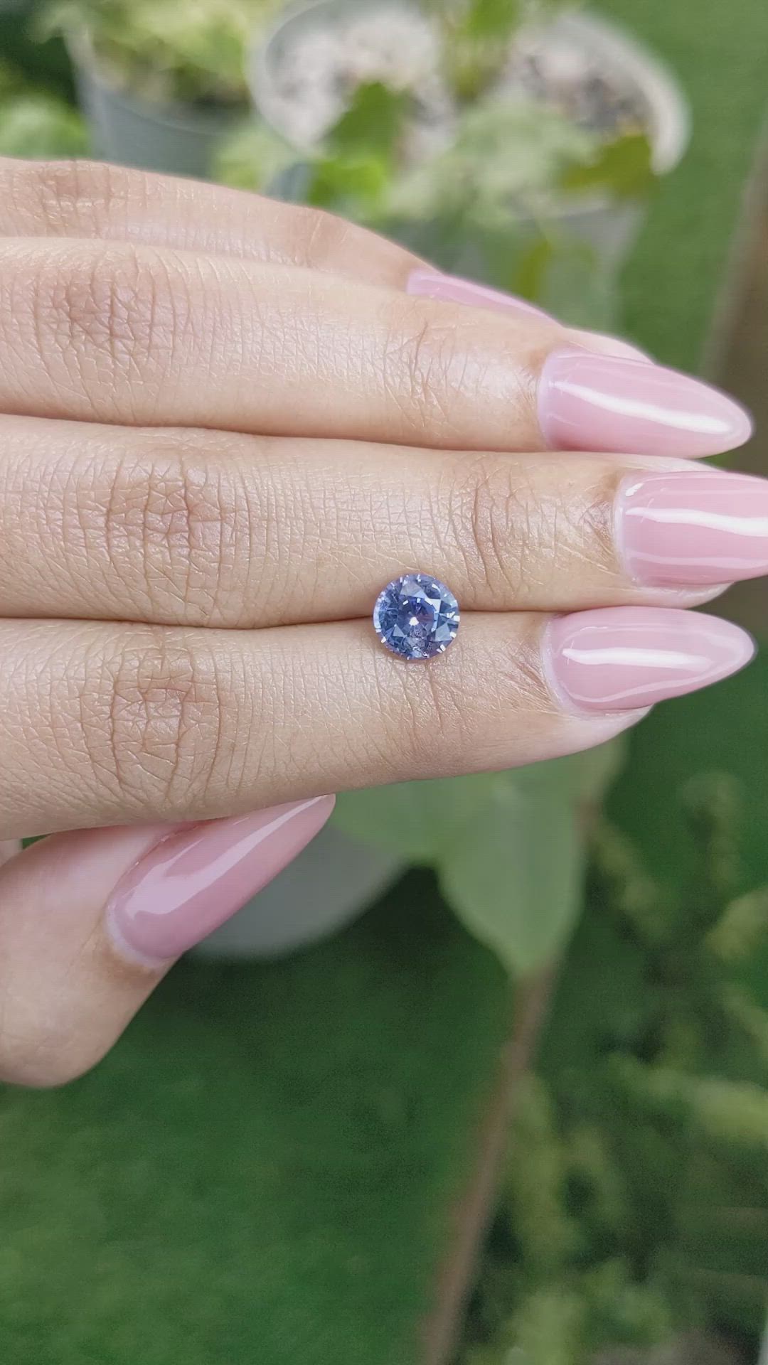 1.64 Ct. Blue Sapphire from Ceylon (Sri Lanka) Size Video
