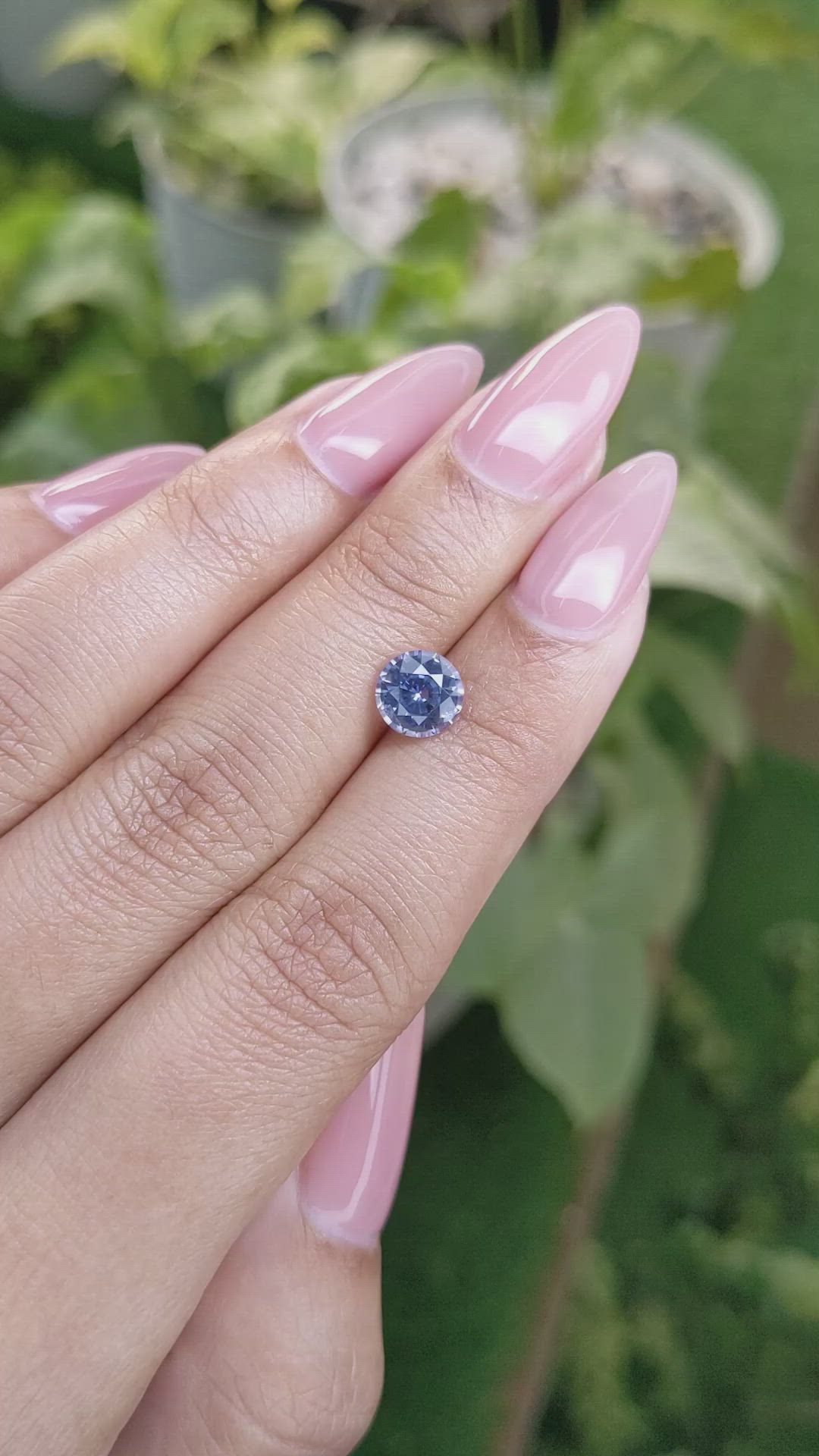 1.64 Ct. Blue Sapphire from Ceylon (Sri Lanka) Size Video