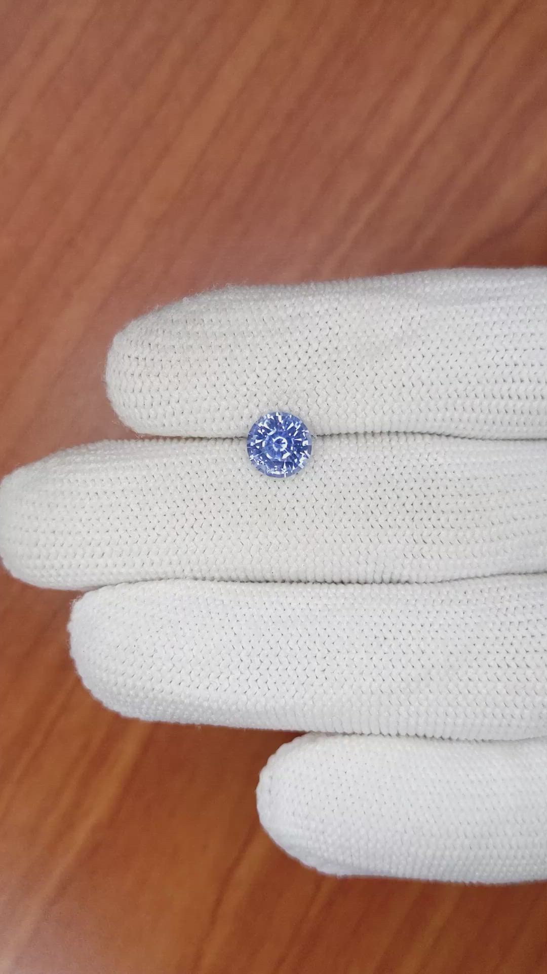 1.64 Ct. Blue Sapphire from Ceylon (Sri Lanka) Size Video