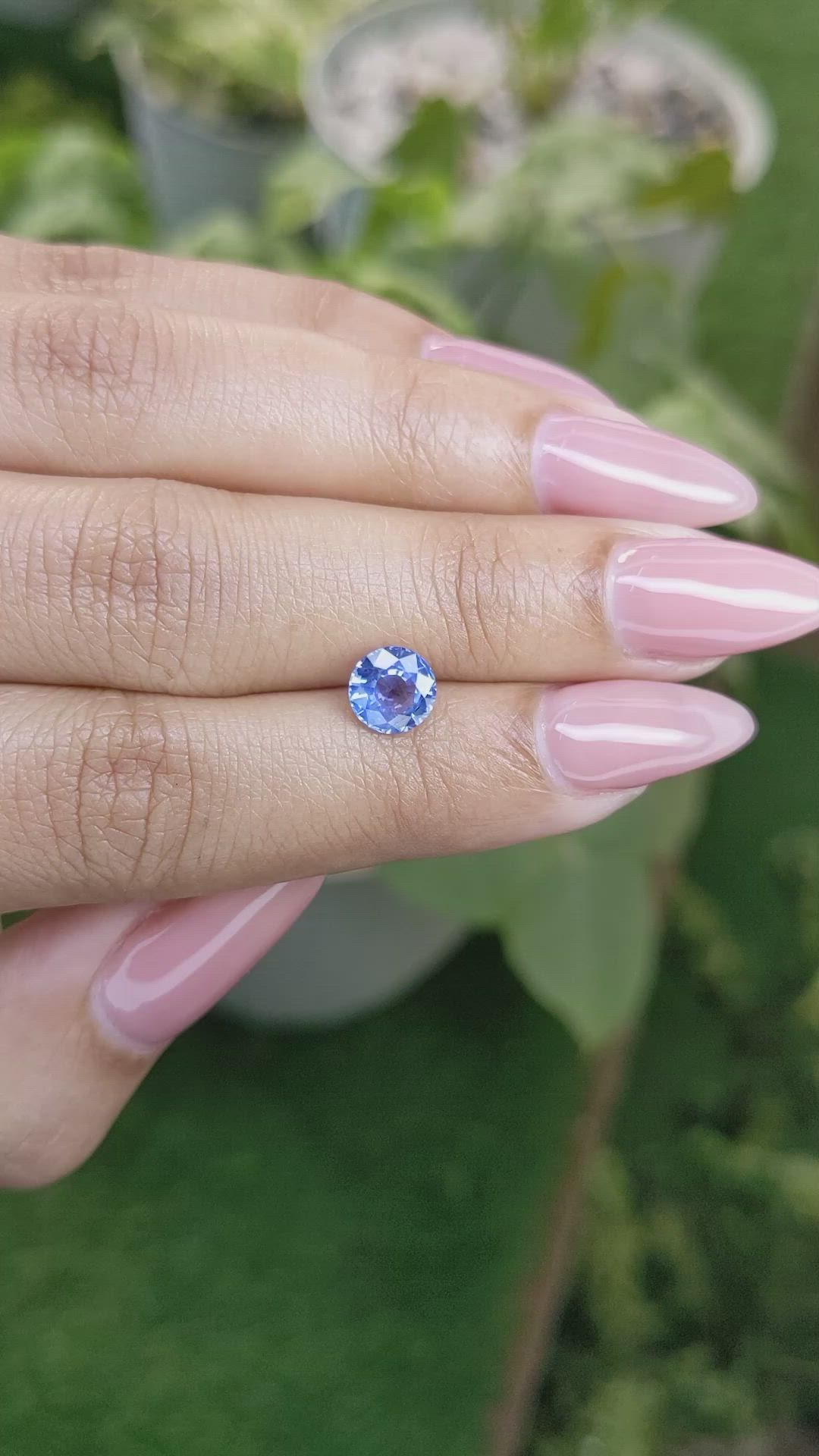 1.32 Ct. Blue Sapphire from Ceylon (Sri Lanka) Size Video