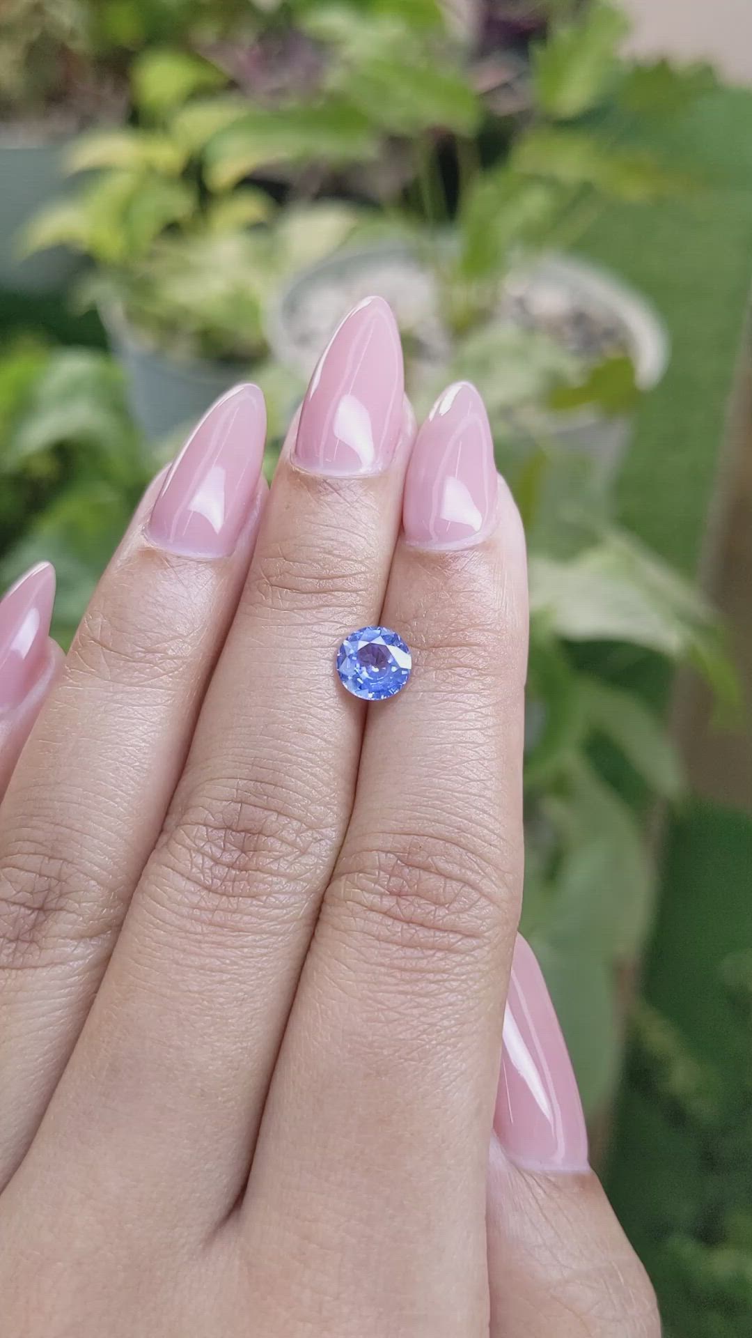 1.32 Ct. Blue Sapphire from Ceylon (Sri Lanka) Size Video