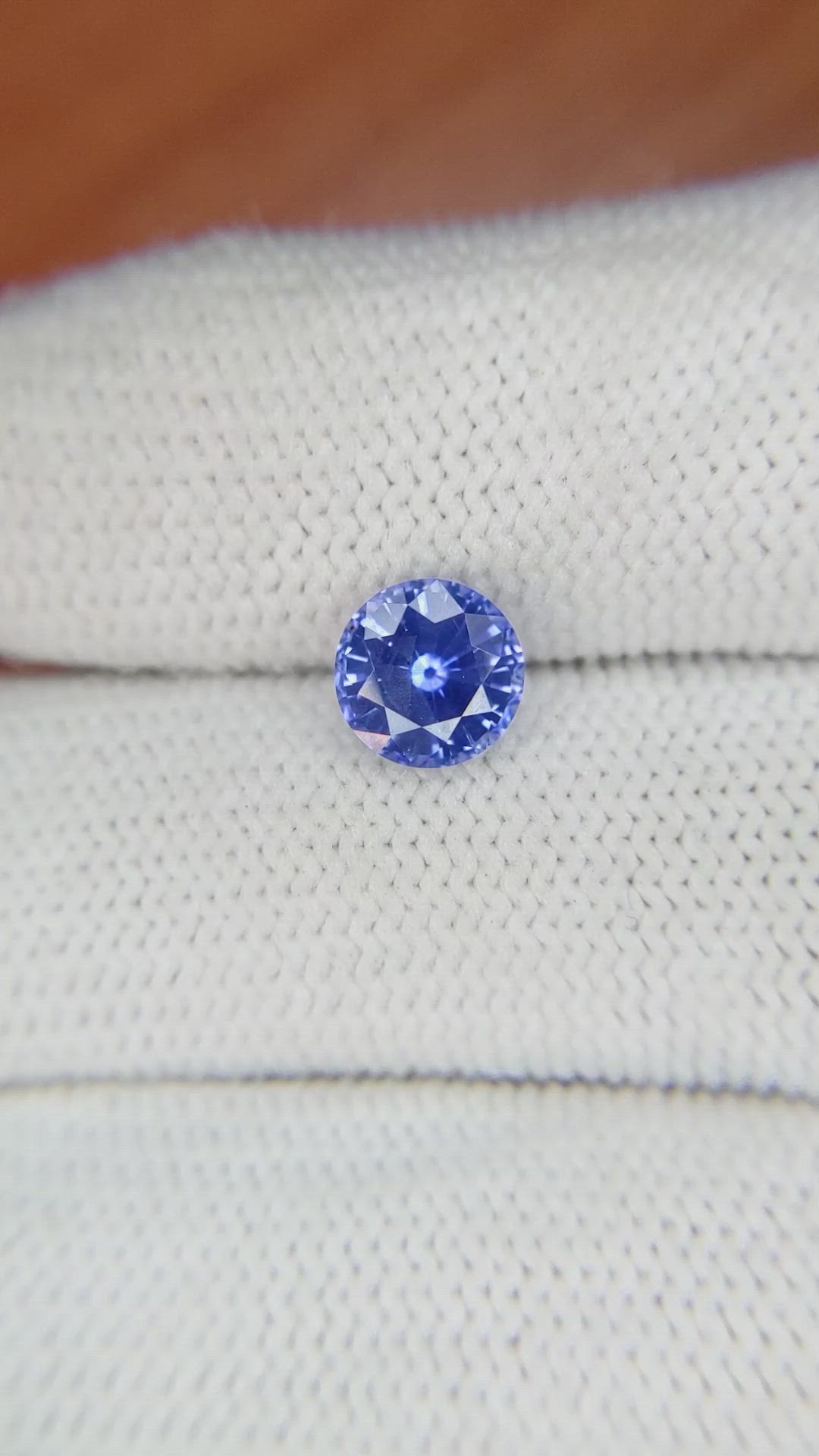 1.62 Ct. Blue Sapphire from Ceylon (Sri Lanka) Size Video