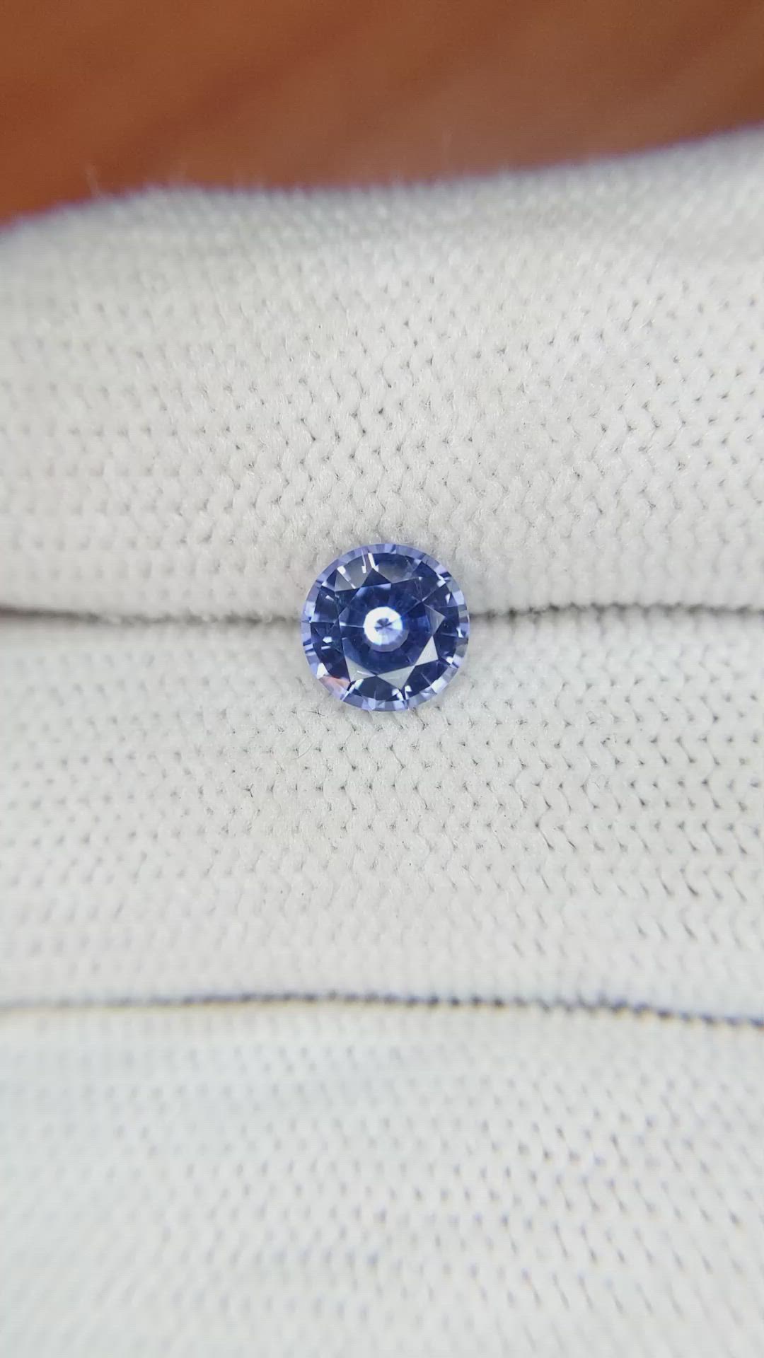 1.10 Ct. Blue Sapphire from Ceylon (Sri Lanka) Size Video