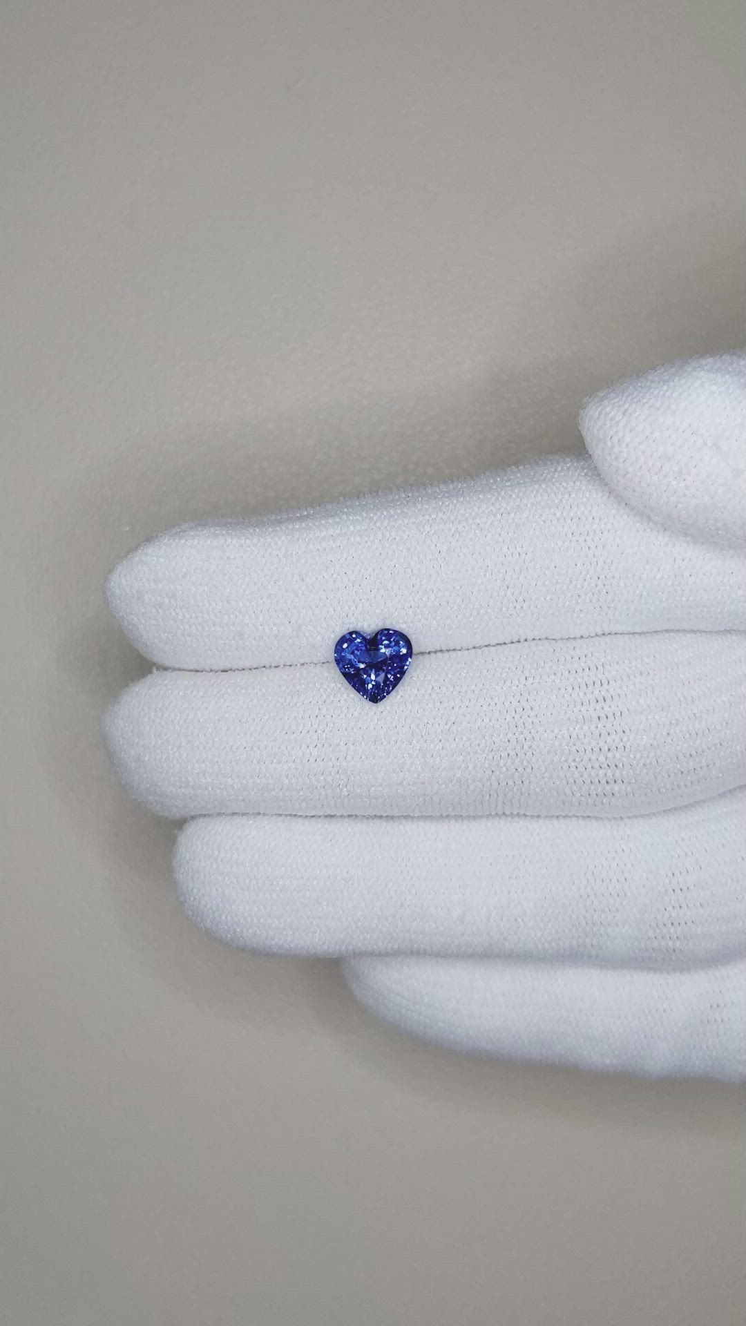 1.20 Ct. Blue Sapphire from Ceylon (Sri Lanka) Size Video