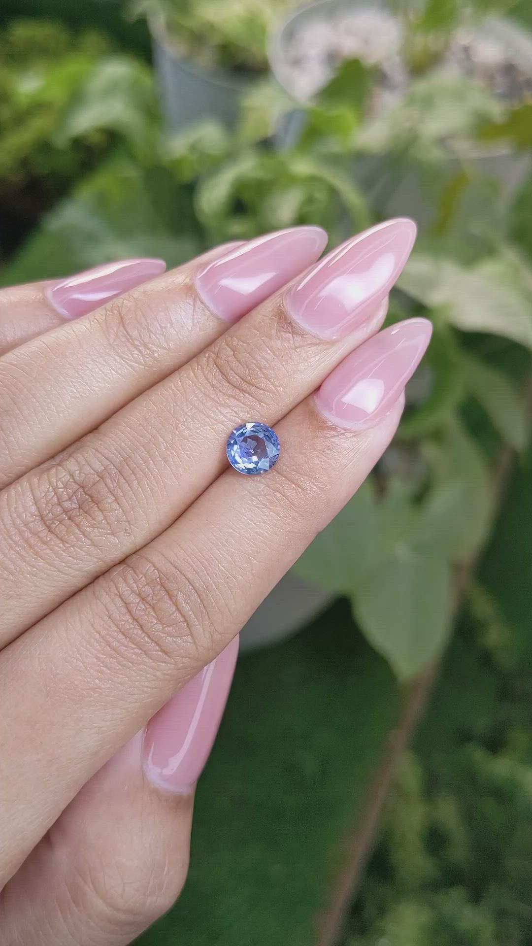 1.25 Ct. Blue Sapphire from Ceylon (Sri Lanka) Size Video