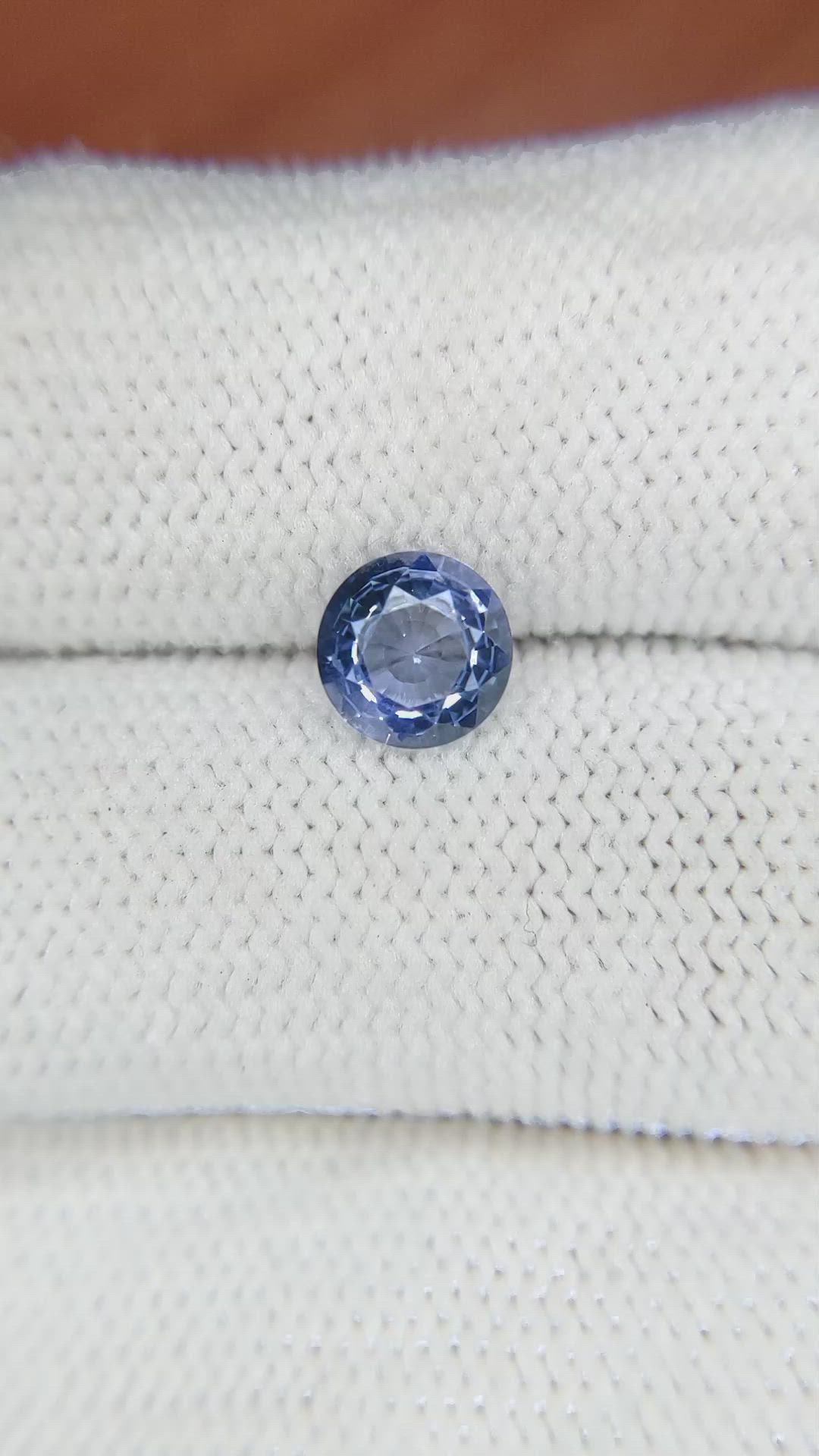 1.25 Ct. Blue Sapphire from Ceylon (Sri Lanka) Size Video