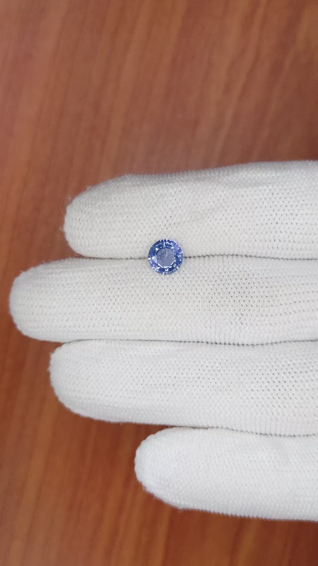 1.25 Ct. Blue Sapphire from Ceylon (Sri Lanka) Size Video