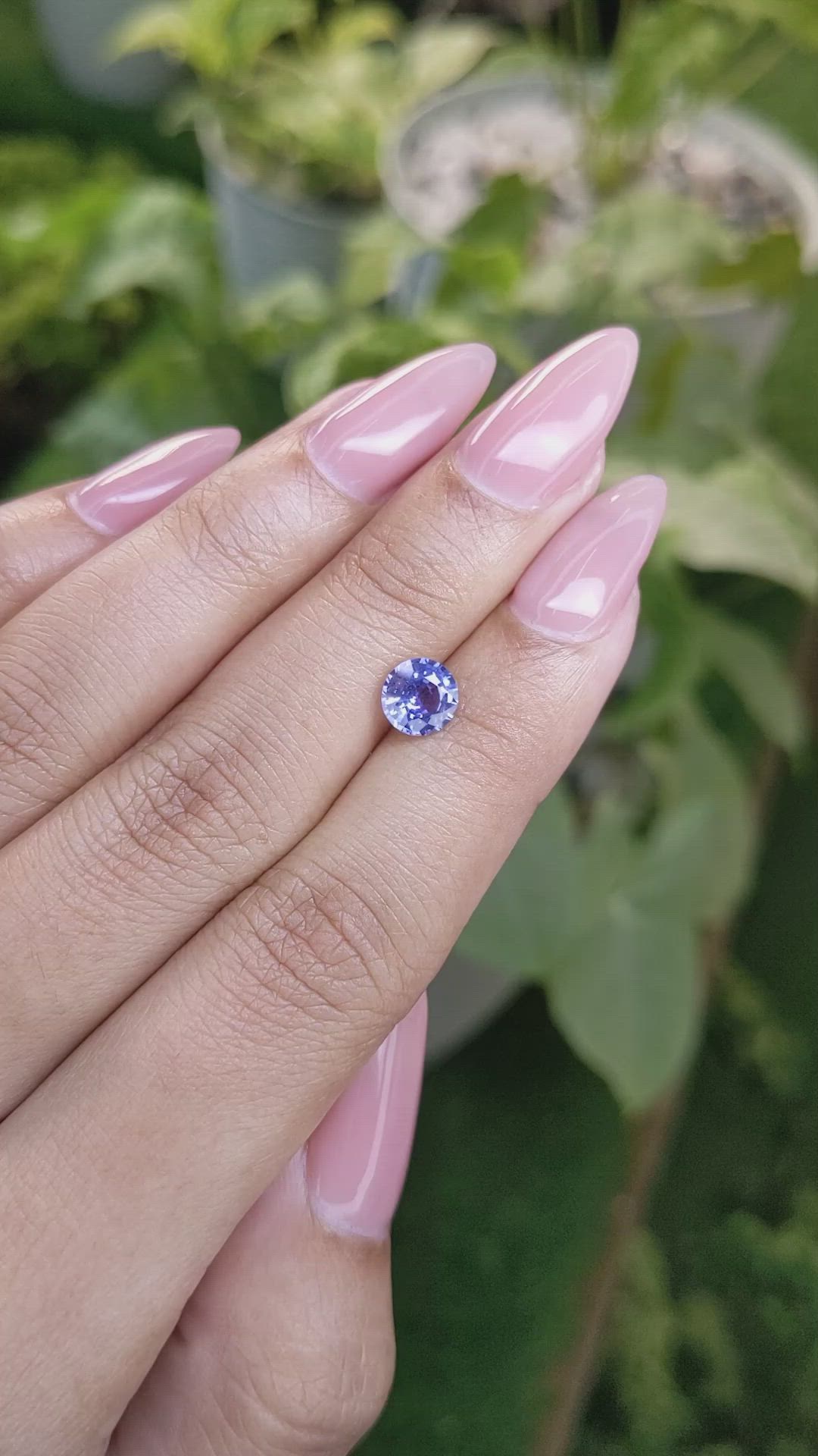 1.12 Ct. Blue Sapphire from Ceylon (Sri Lanka) Size Video