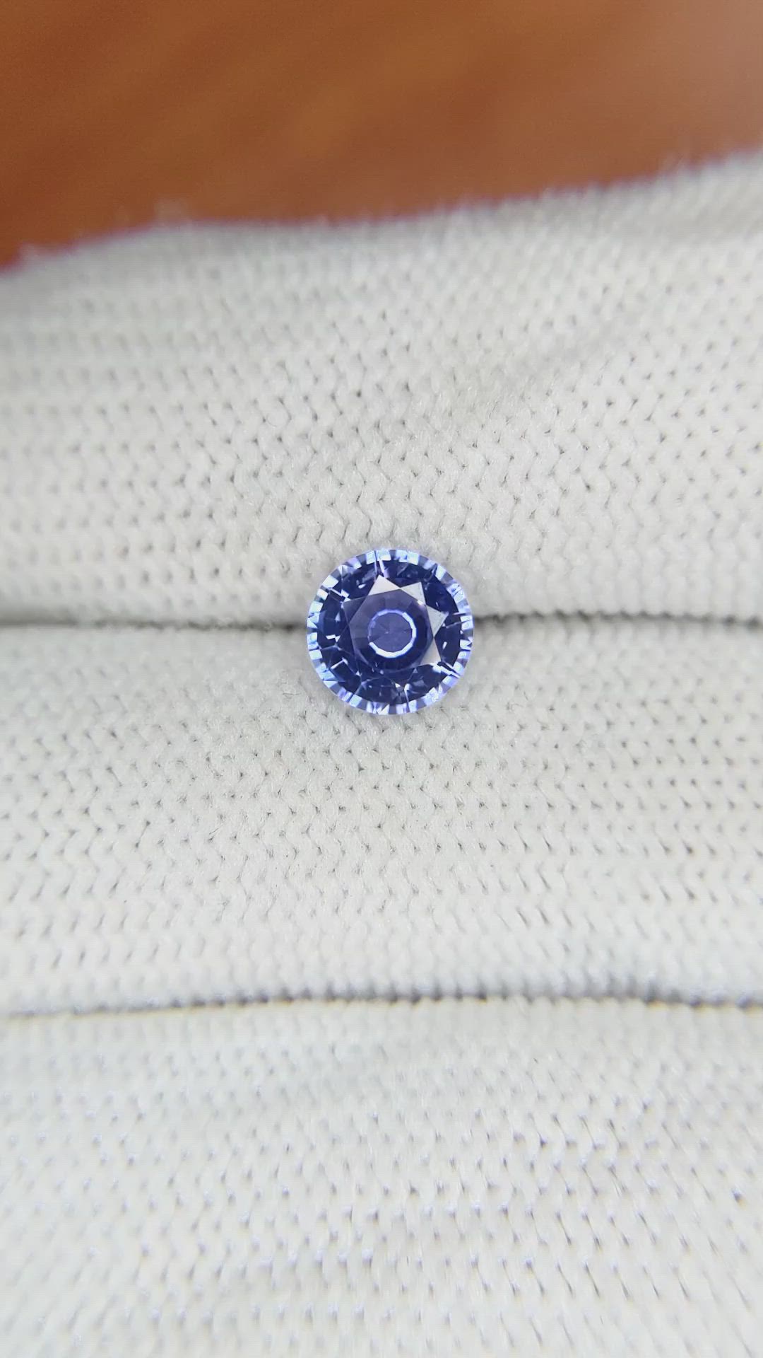 1.12 Ct. Blue Sapphire from Ceylon (Sri Lanka) Size Video