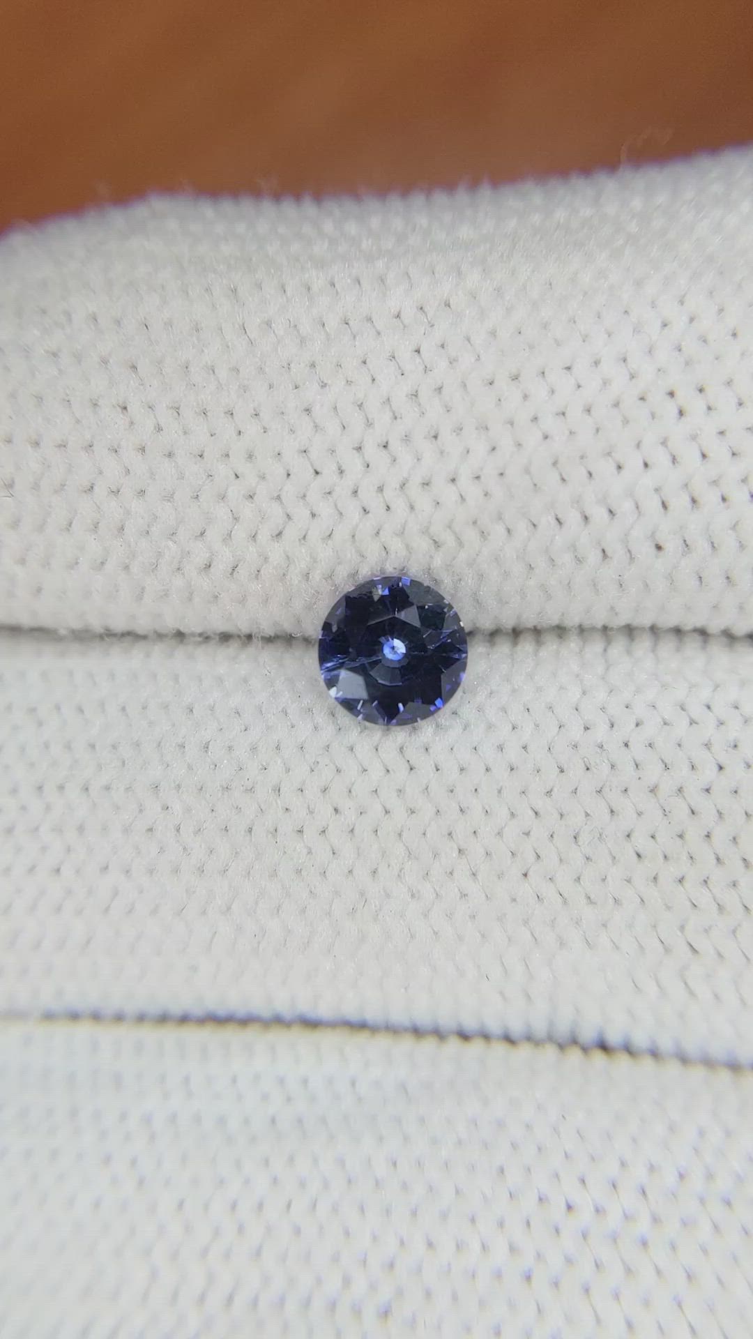 0.82 Ct. Blue Sapphire from Ceylon (Sri Lanka) Size Video