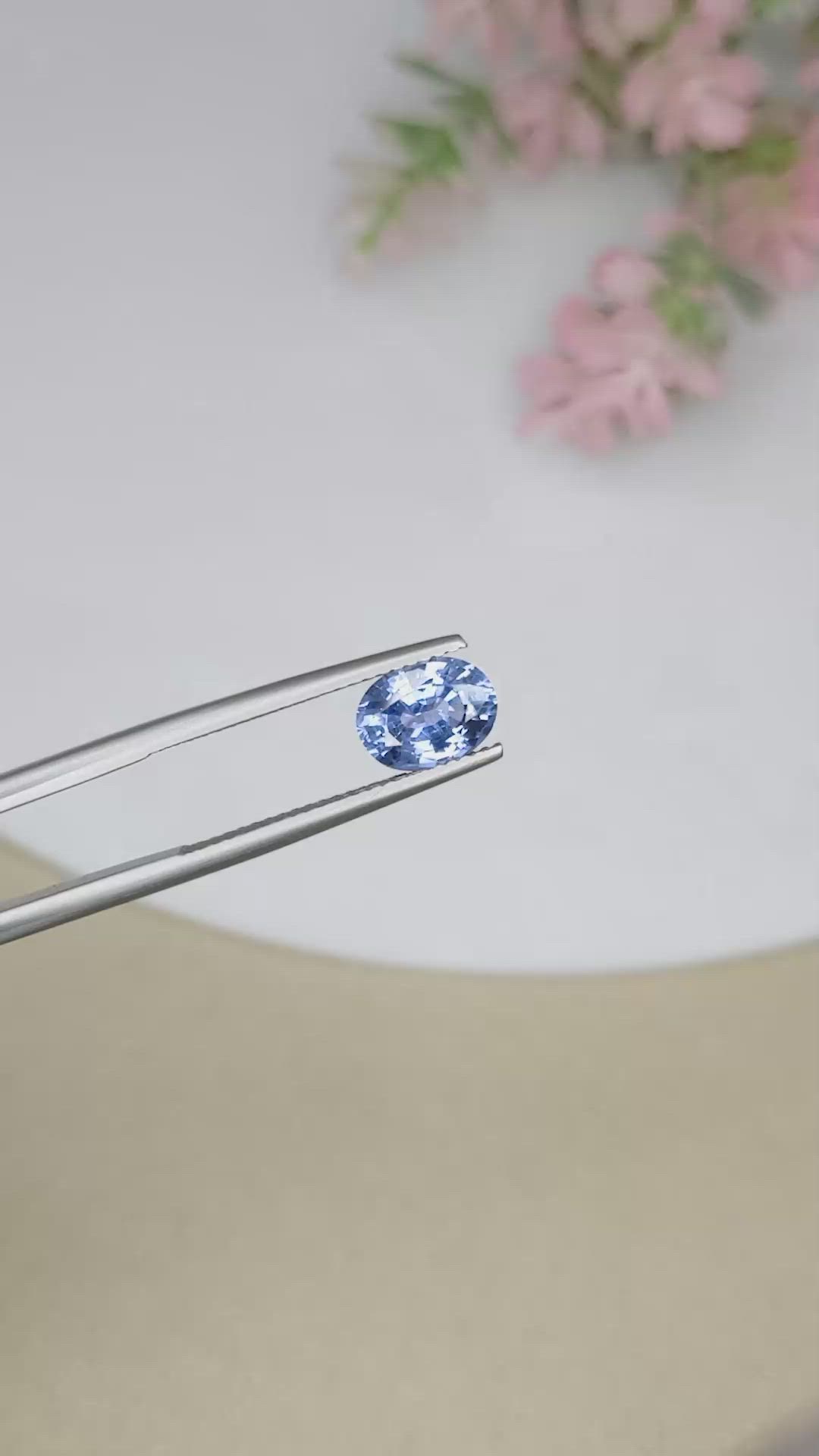 1.94 Ct. Blue Sapphire from Ceylon (Sri Lanka) Size Video