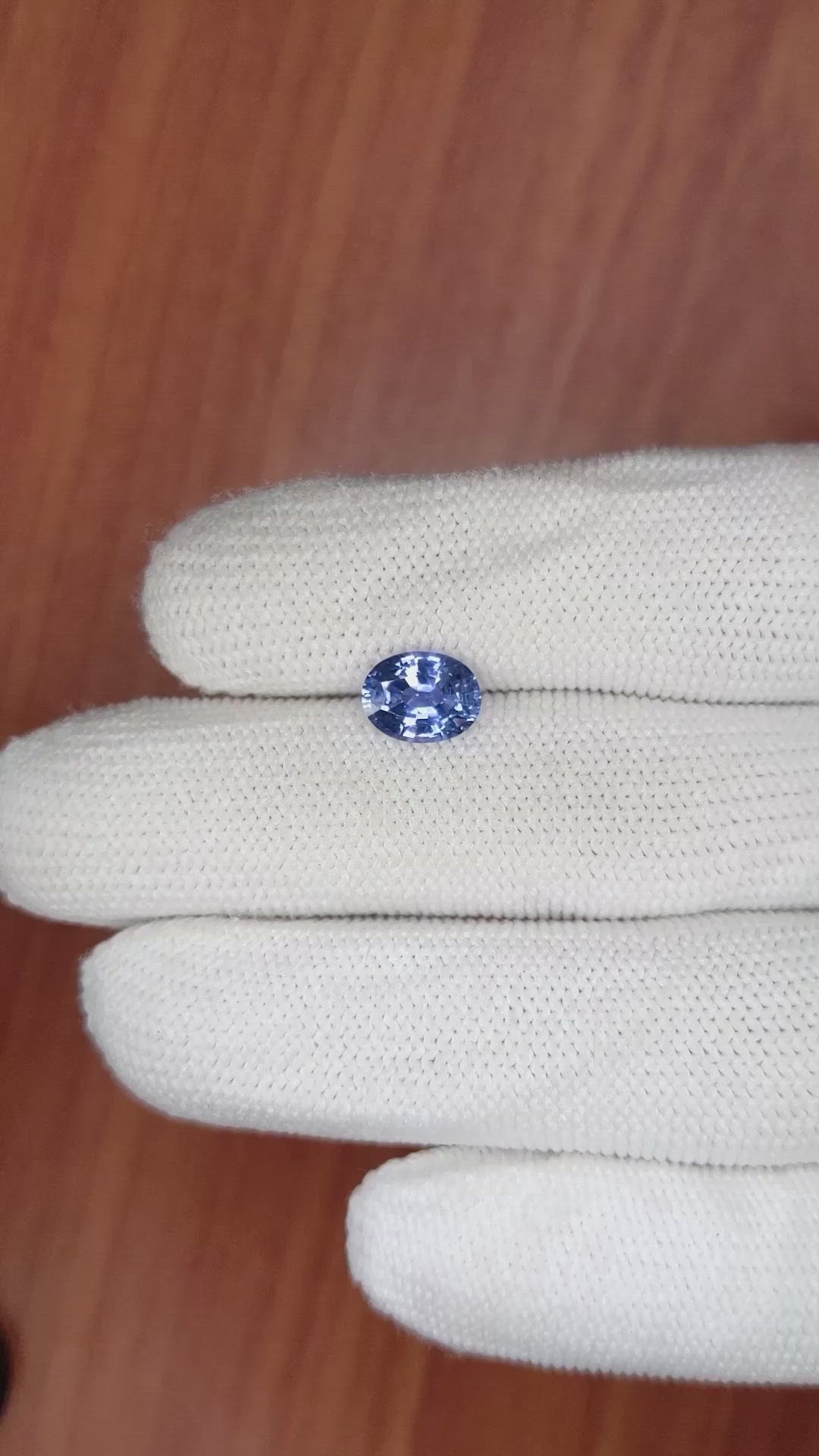 1.94 Ct. Blue Sapphire from Ceylon (Sri Lanka) Size Video