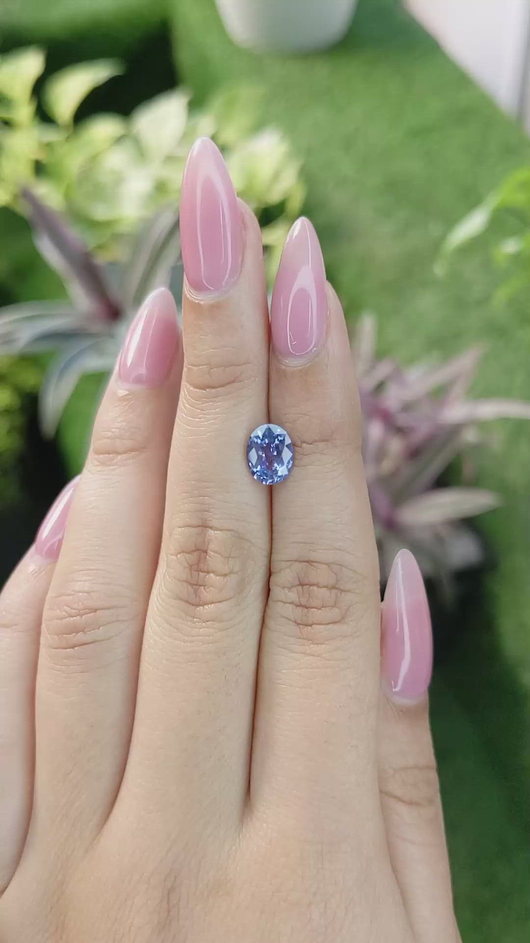 1.94 Ct. Blue Sapphire from Ceylon (Sri Lanka) Size Video