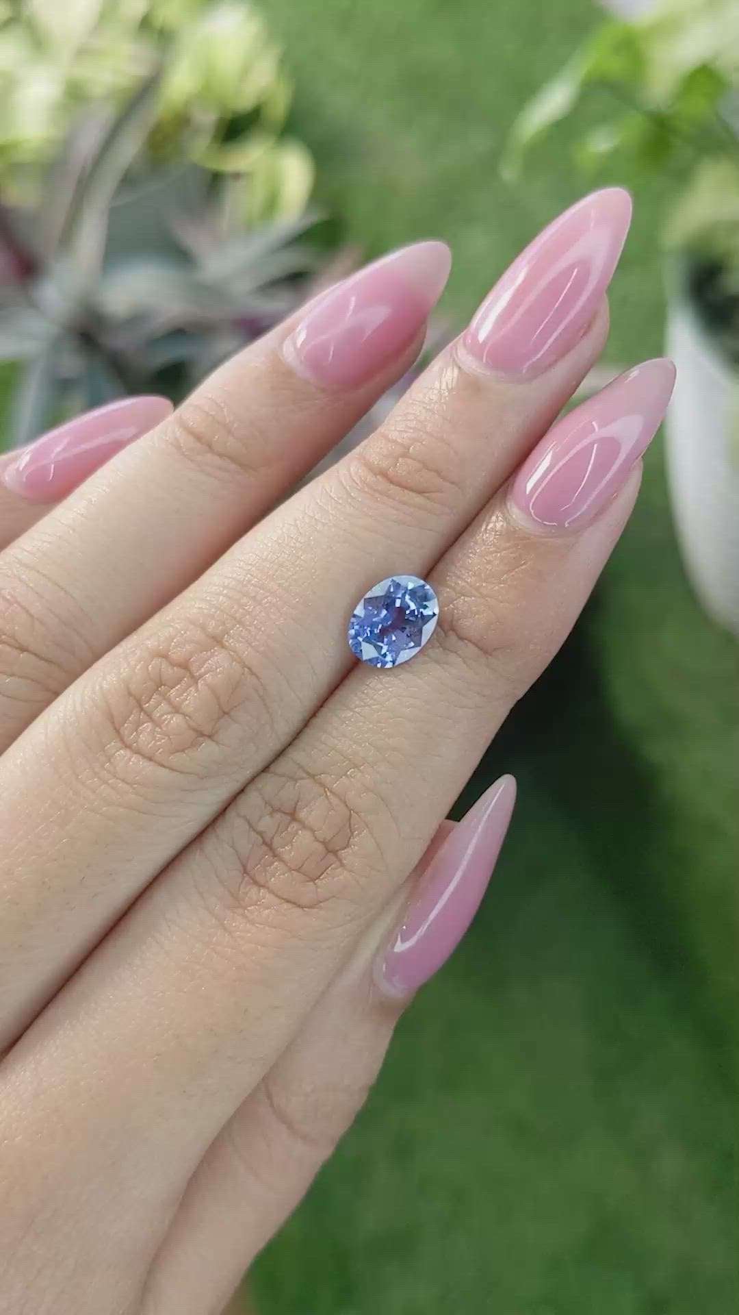 1.94 Ct. Blue Sapphire from Ceylon (Sri Lanka) Size Video