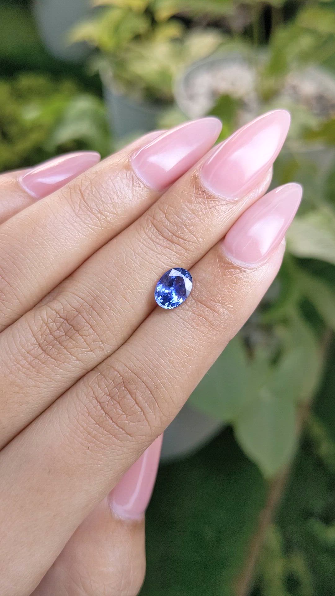 1.32 Ct. Blue Sapphire from Ceylon (Sri Lanka) Size Video