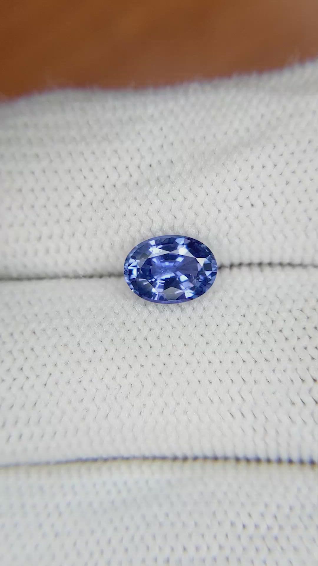 1.32 Ct. Blue Sapphire from Ceylon (Sri Lanka) Size Video