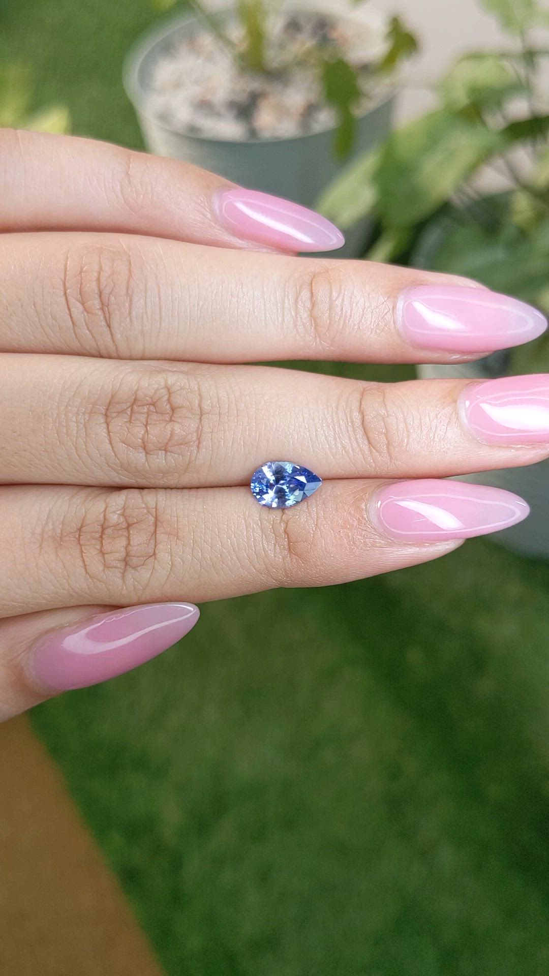 1.42 Ct. Blue Sapphire from Ceylon (Sri Lanka) Size Video