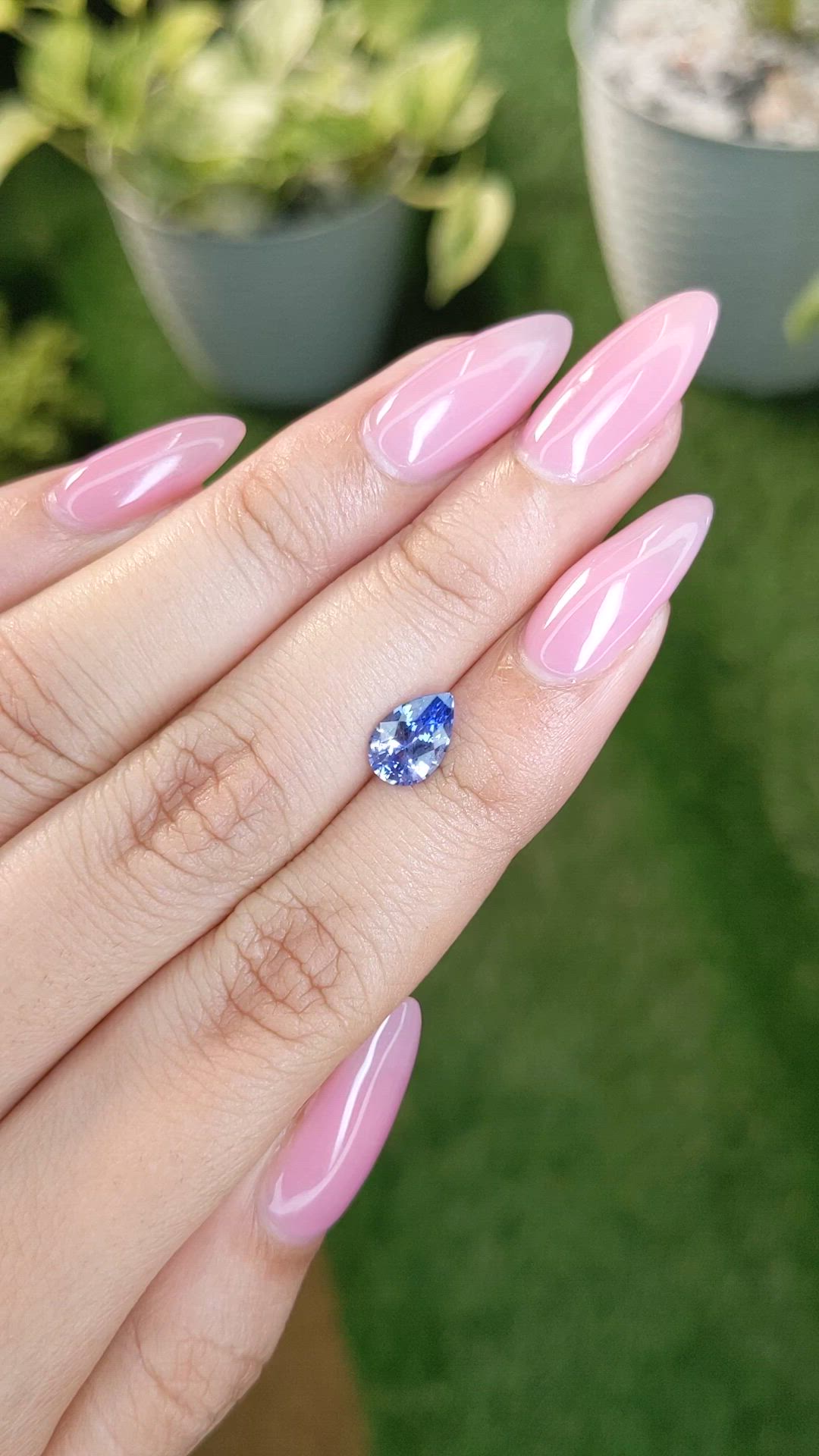 1.42 Ct. Blue Sapphire from Ceylon (Sri Lanka) Size Video