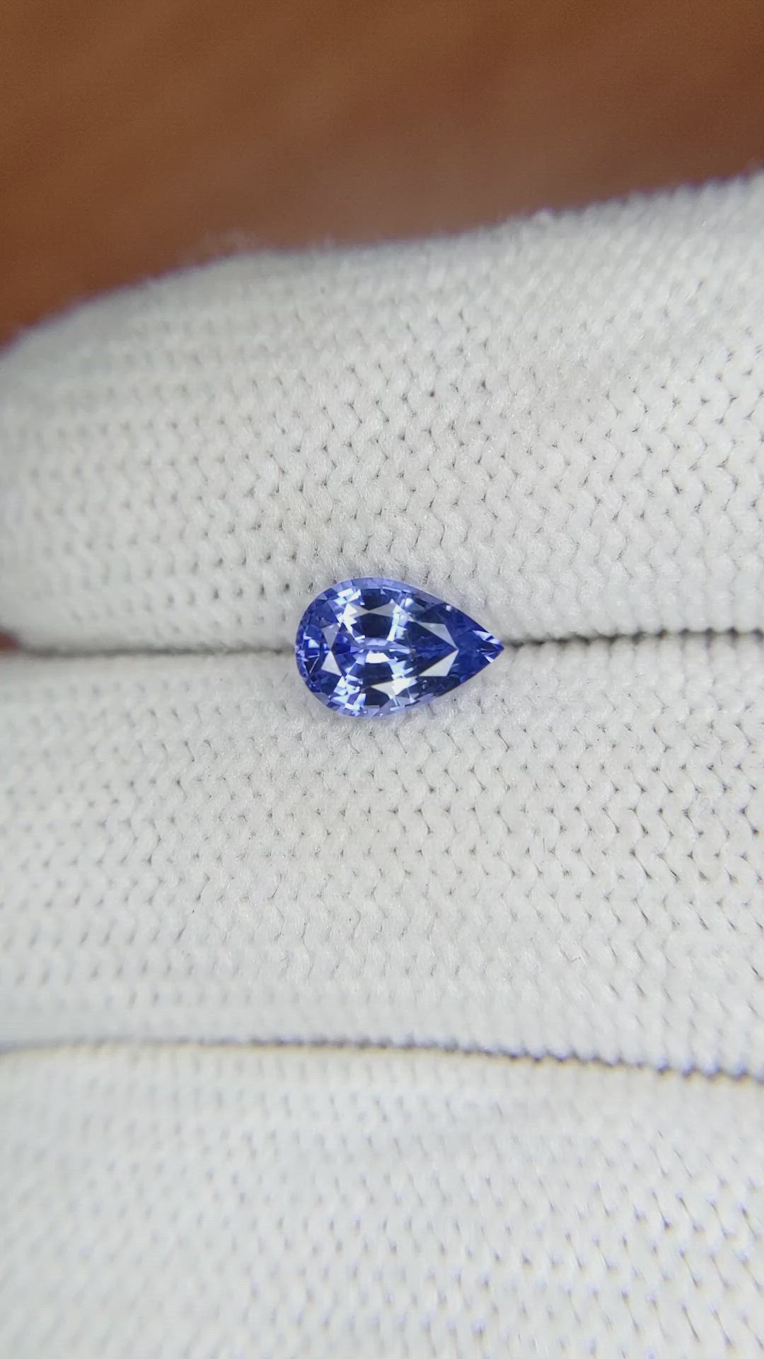 1.19 Ct. Blue Sapphire from Ceylon (Sri Lanka) Size Video