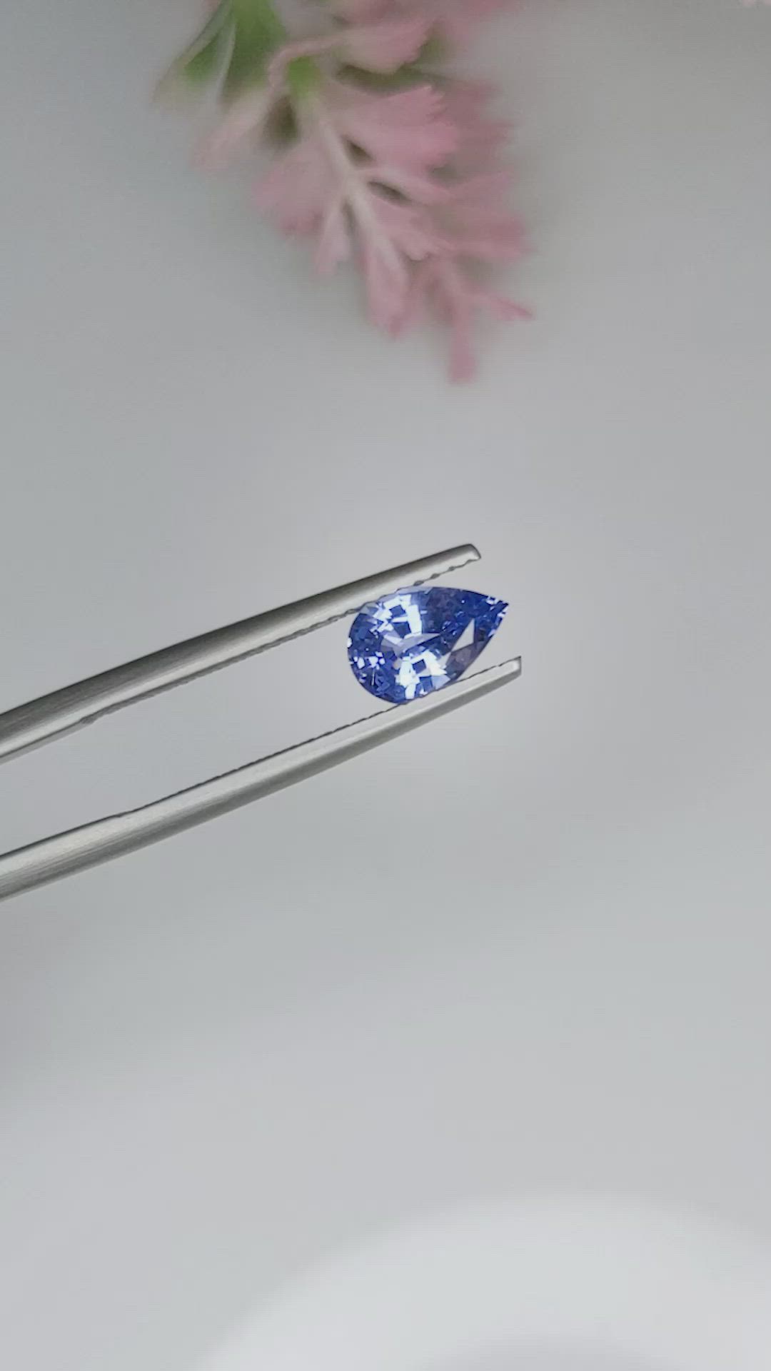 1.19 Ct. Blue Sapphire from Ceylon (Sri Lanka) Size Video