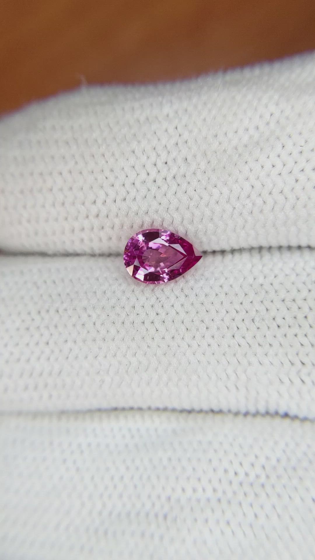 0.87 Ct. Pink Sapphire from Ceylon (Sri Lanka) Size Video