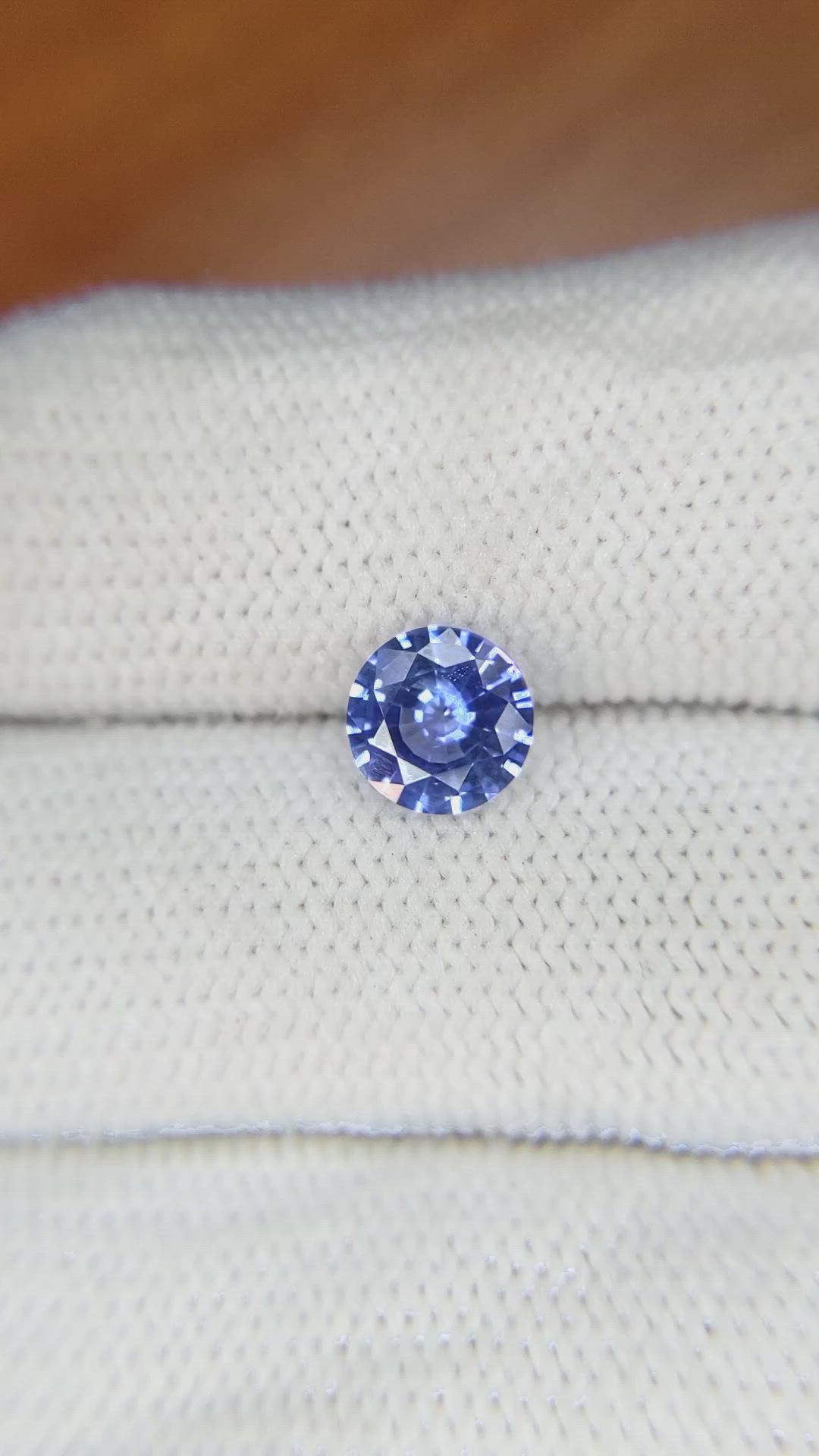 1.25 Ct. Blue Sapphire from Ceylon (Sri Lanka) Size Video