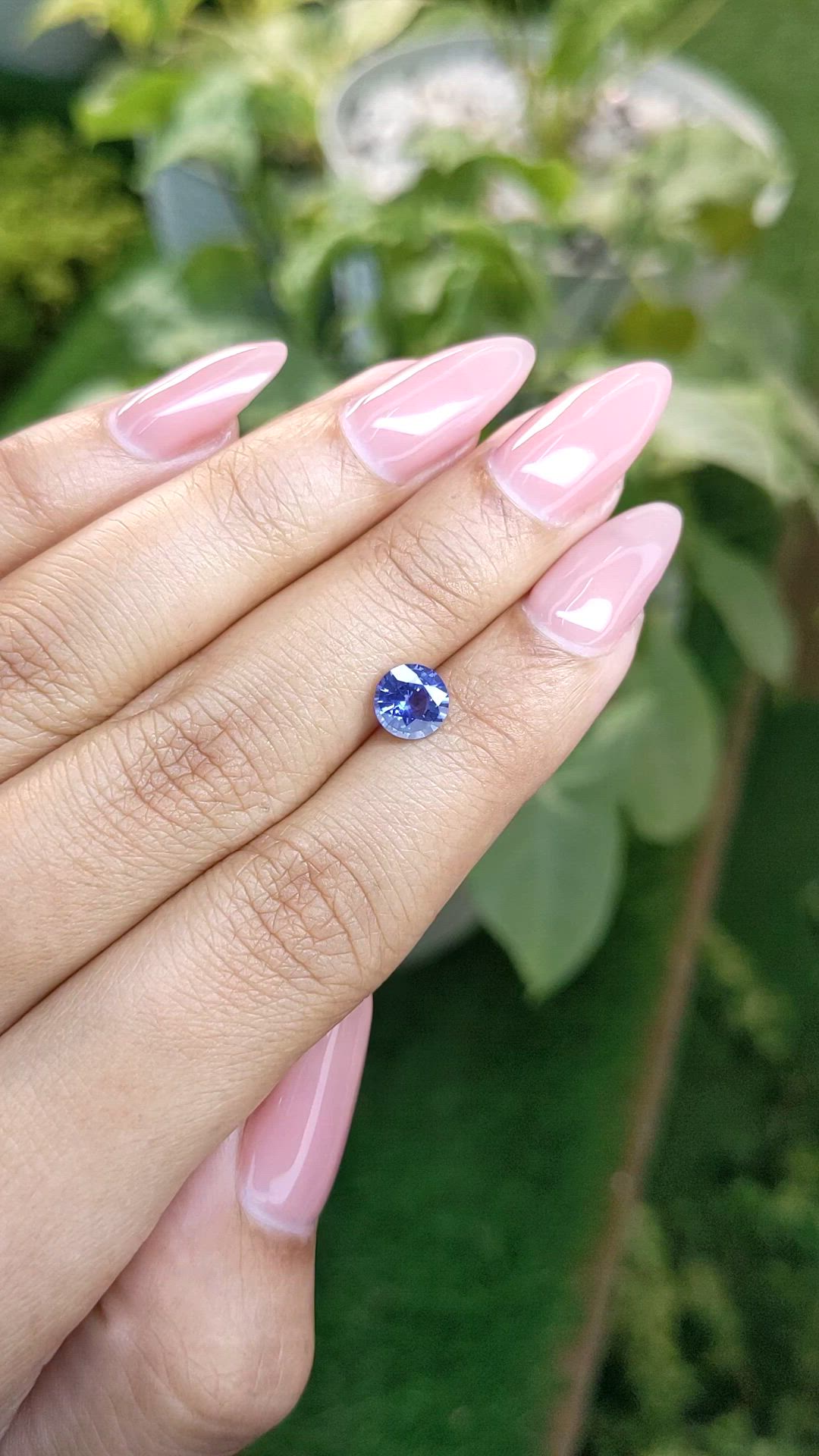 1.12 Ct. Blue Sapphire from Ceylon (Sri Lanka) Size Video