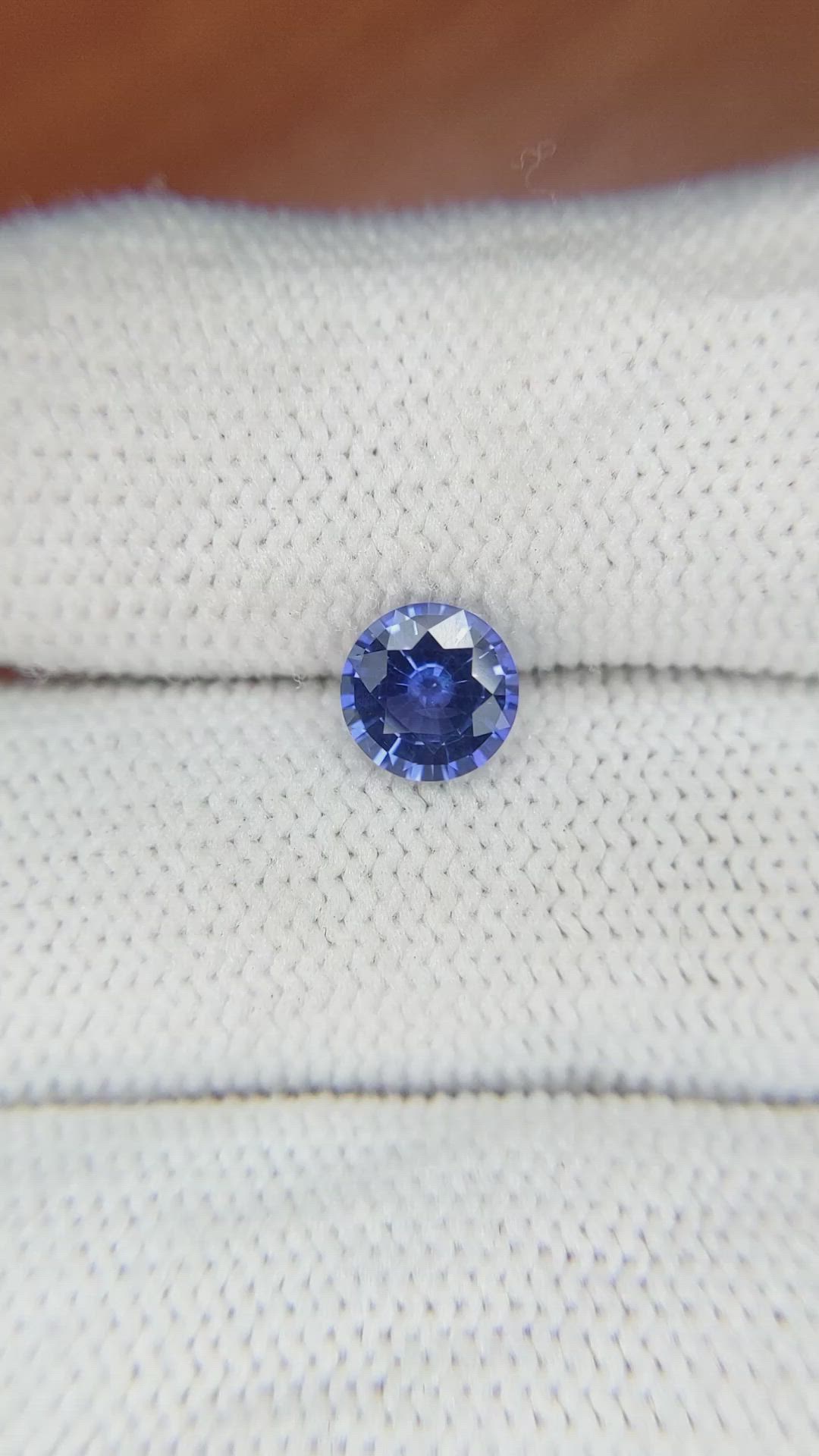 1.12 Ct. Blue Sapphire from Ceylon (Sri Lanka) Size Video