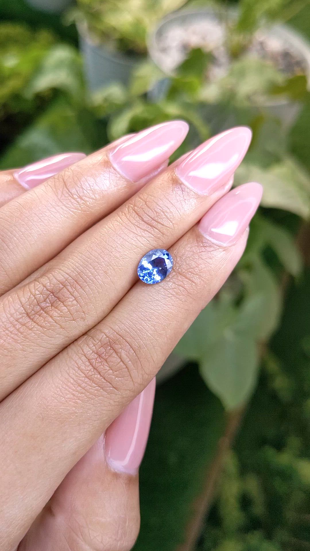 1.49 Ct. Blue Sapphire from Ceylon (Sri Lanka) Size Video