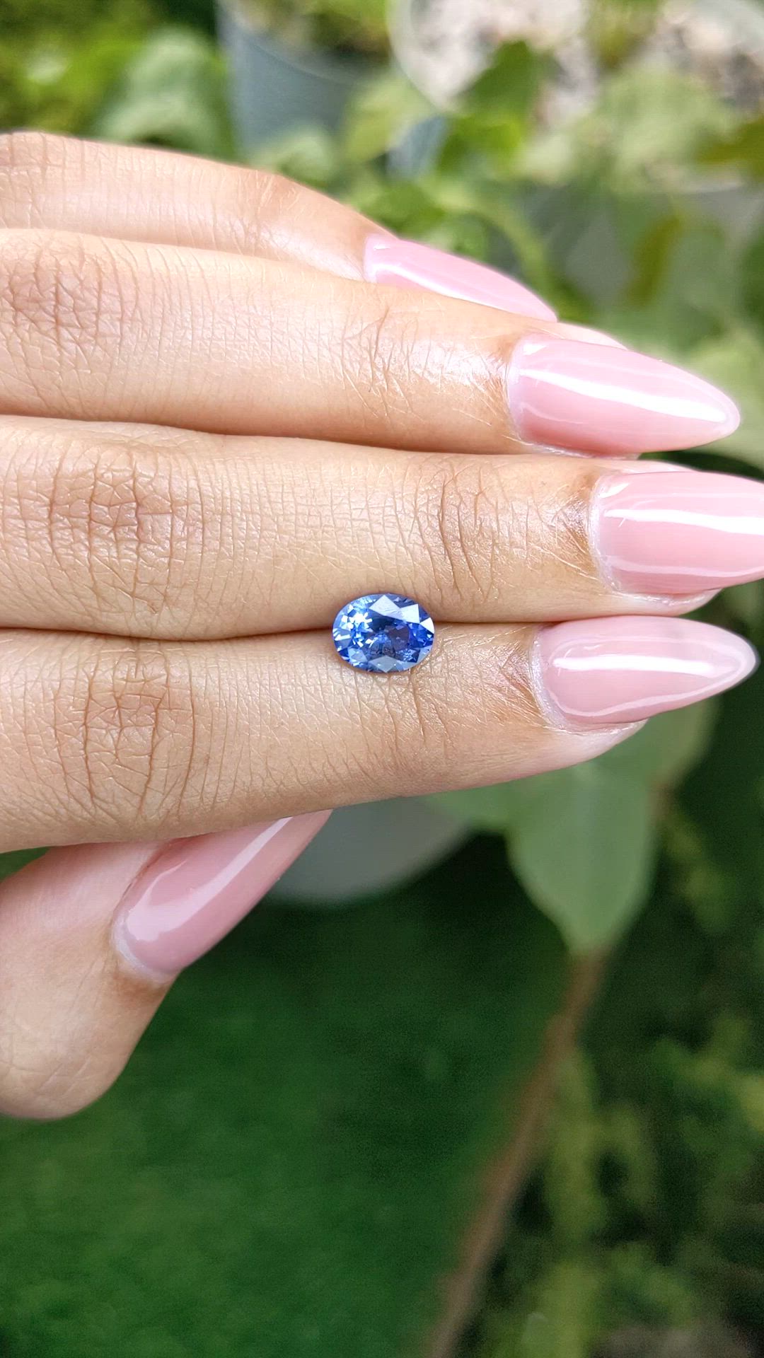 1.49 Ct. Blue Sapphire from Ceylon (Sri Lanka) Size Video