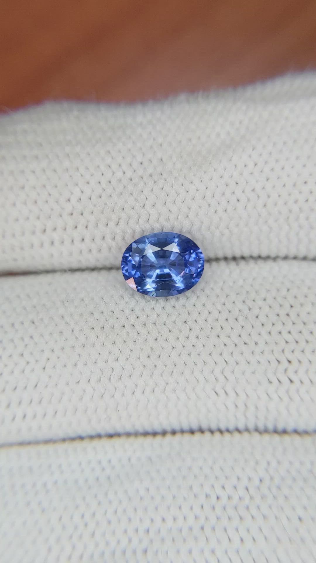 1.49 Ct. Blue Sapphire from Ceylon (Sri Lanka) Size Video