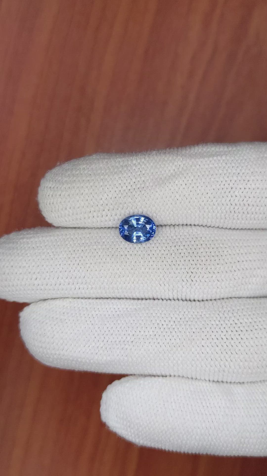 1.49 Ct. Blue Sapphire from Ceylon (Sri Lanka) Size Video