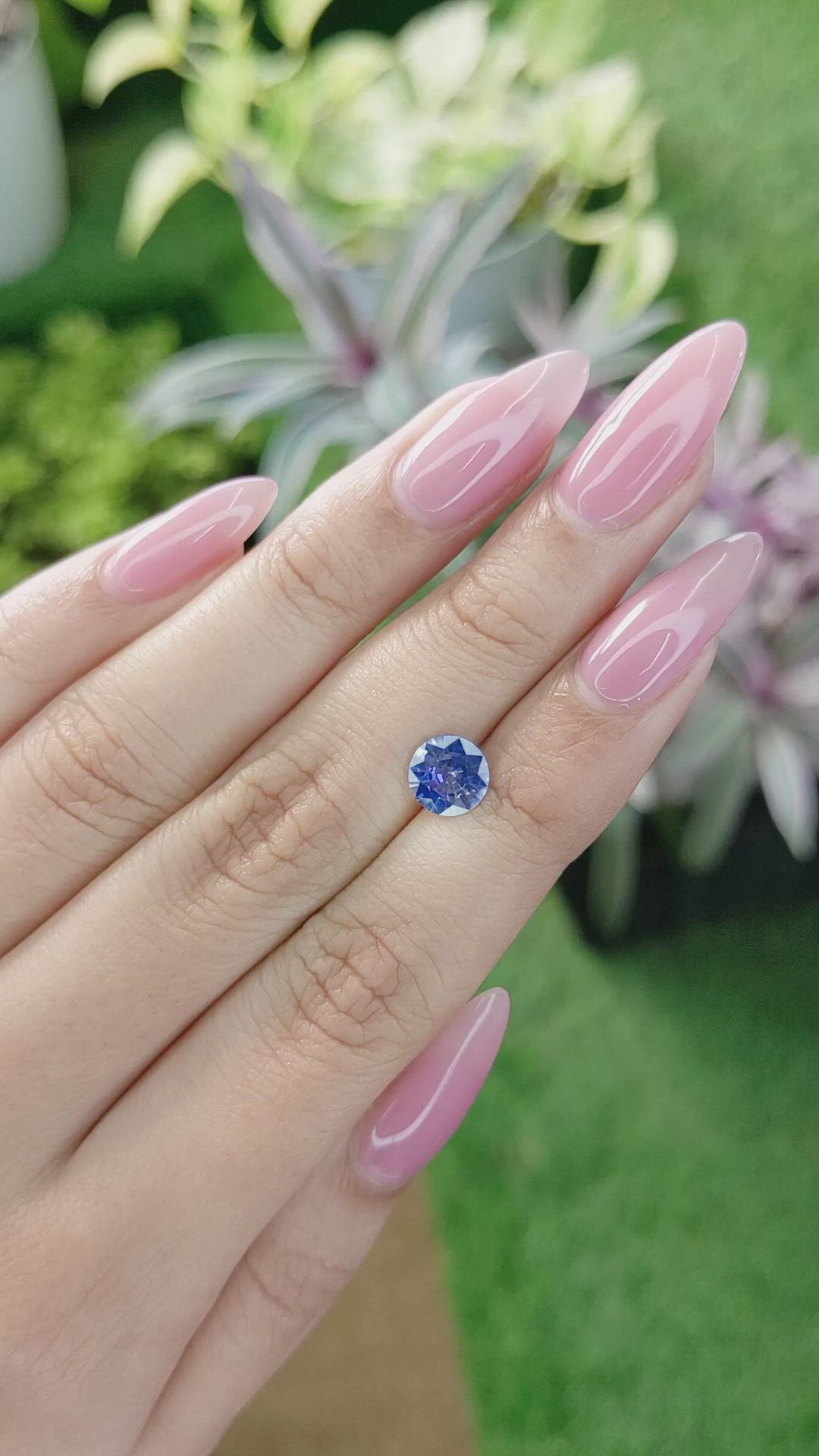 1.41 Ct. Blue Sapphire from Ceylon (Sri Lanka) Size Video