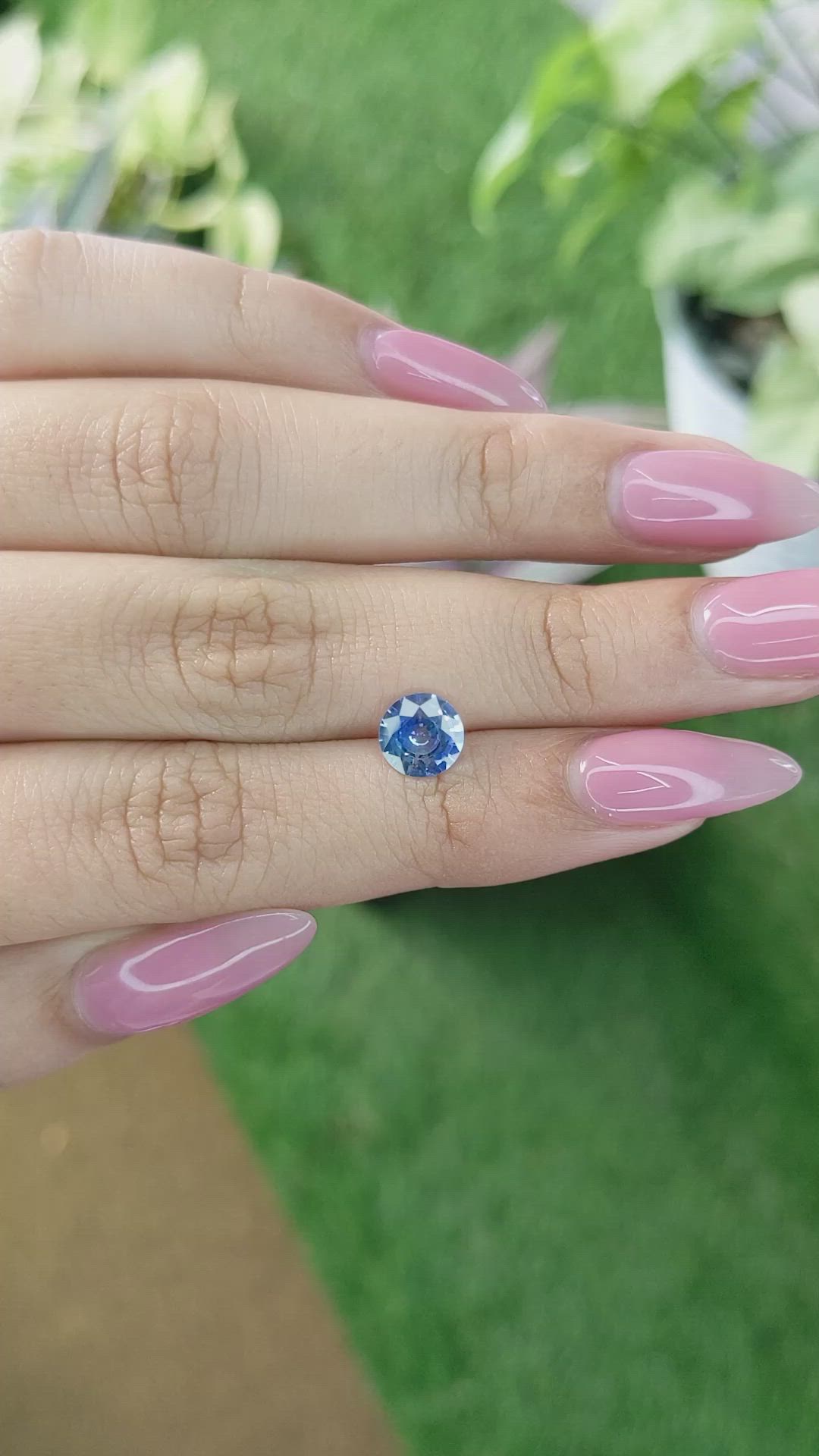 1.41 Ct. Blue Sapphire from Ceylon (Sri Lanka) Size Video
