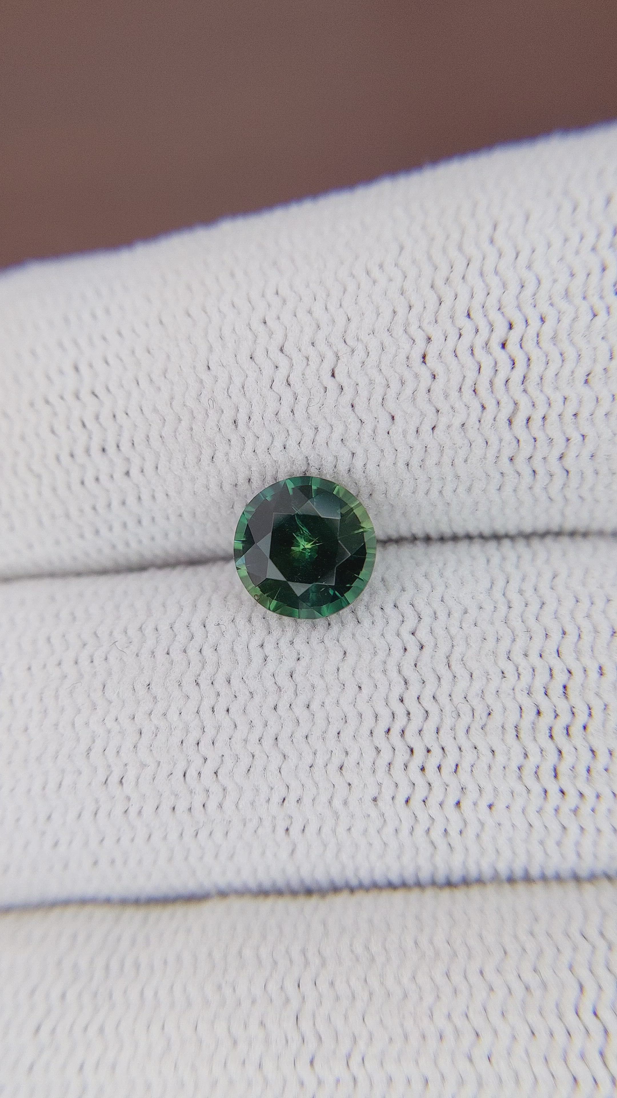 1.42 Ct. Bluish Green Sapphire from Tanzania Size Video