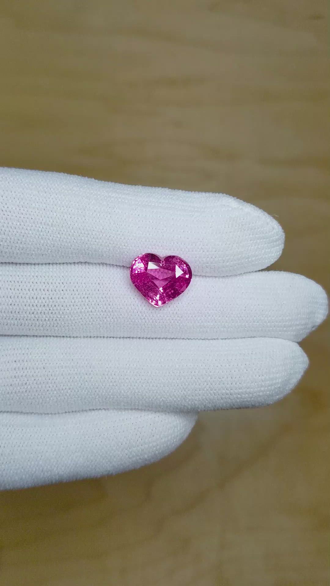 4.97 Ct. Pink Sapphire from Madagascar Size Video