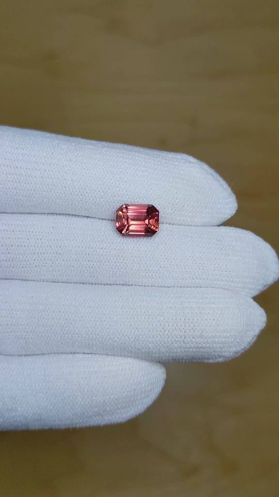 3.10 Ct. Padparadscha Sapphire from Madagascar Size Video