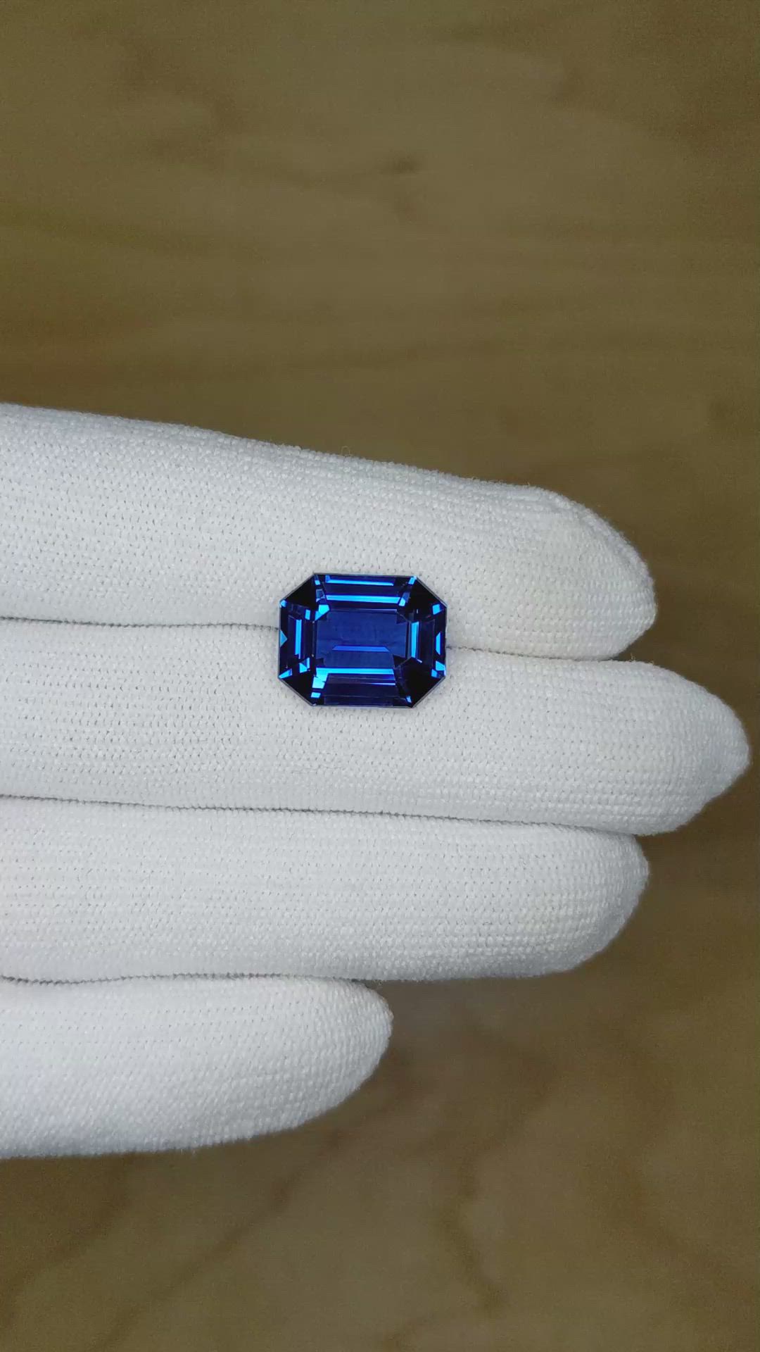 10.64 Ct. Blue Sapphire from Madagascar Size Video