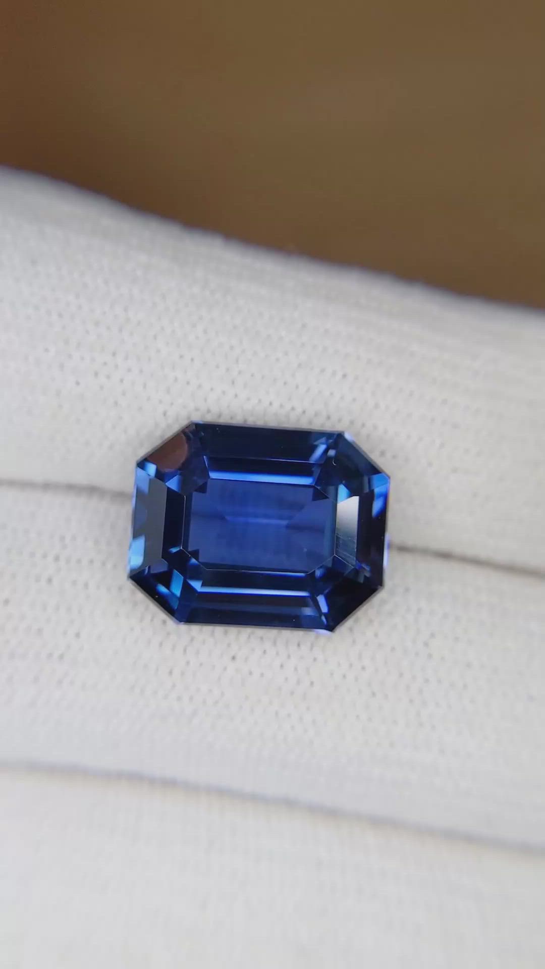10.64 Ct. Blue Sapphire from Madagascar Size Video