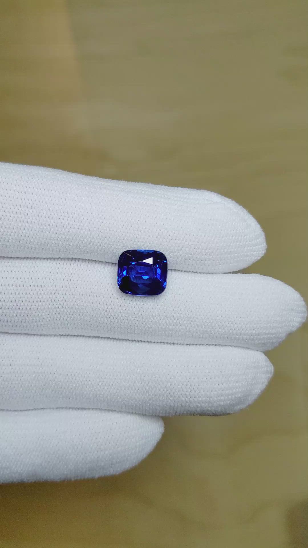 5.03 Ct. Blue Sapphire from Madagascar Size Video