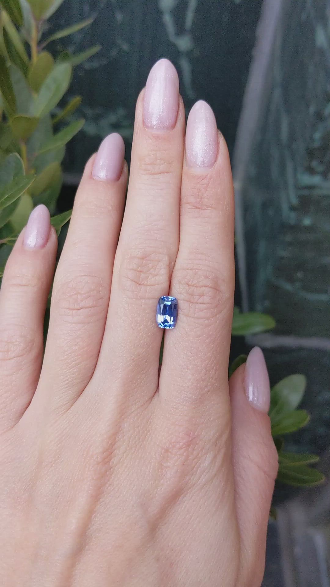 1.49 Ct. Blue Sapphire from Ceylon (Sri Lanka) Size Video