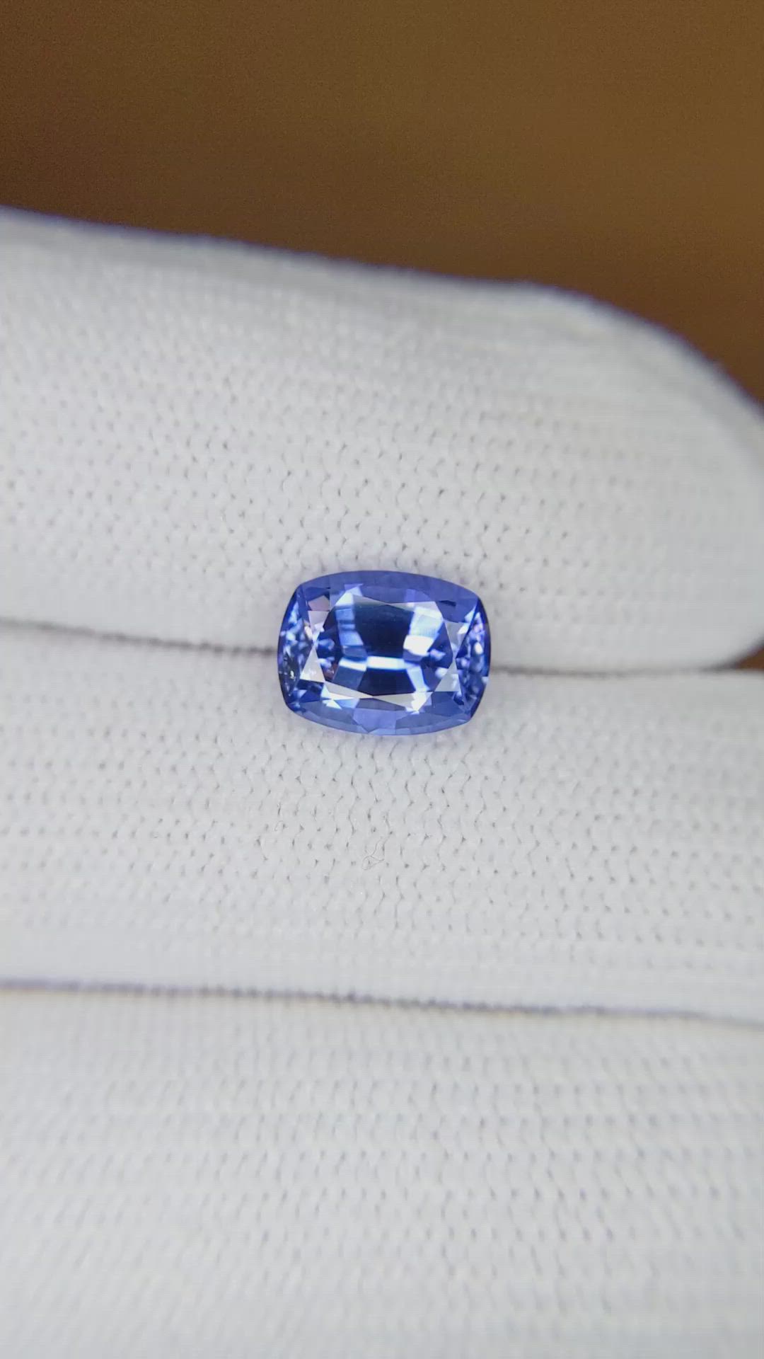 2.16 Ct. Blue Sapphire from Ceylon (Sri Lanka) Size Video