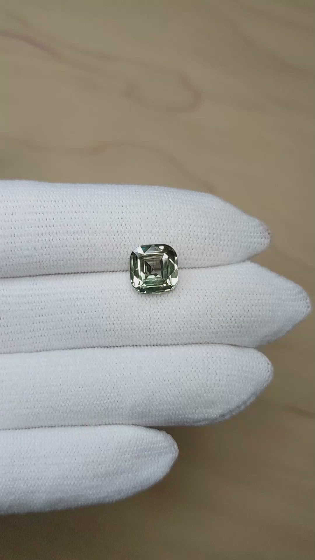 4.00 Ct. Color Change Sapphire from Ceylon (Sri Lanka) Size Video