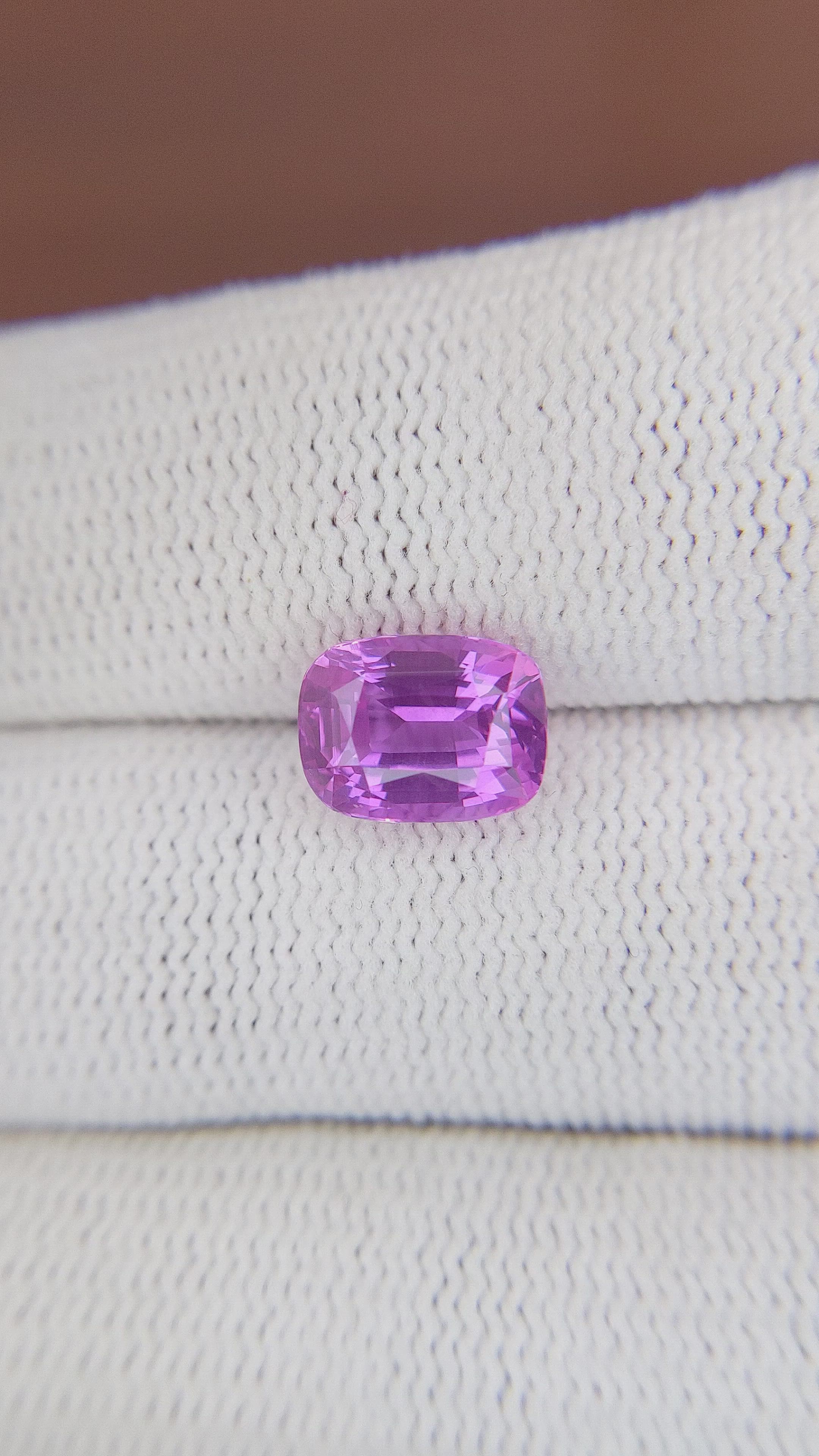 3.02 Ct. Pinkish Purple Sapphire from Madagascar Size Video