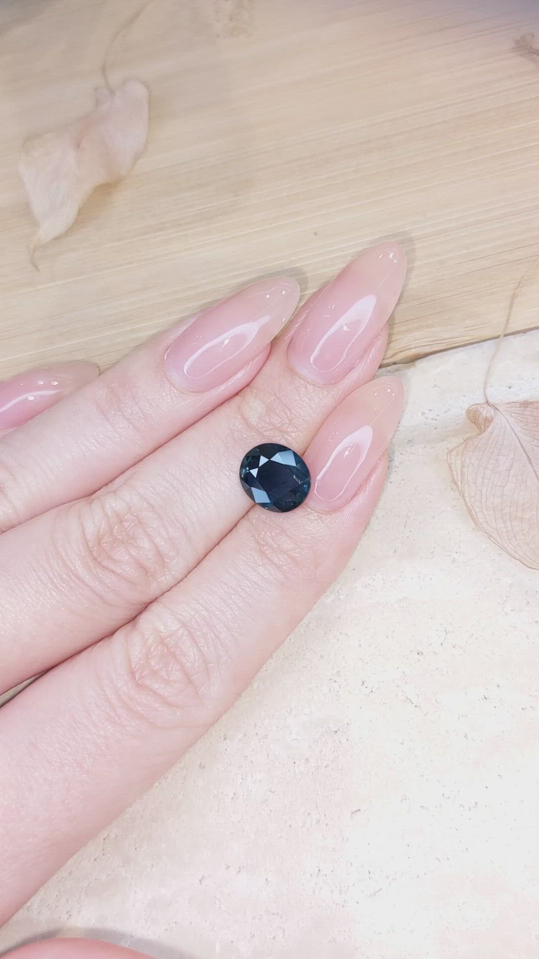 3.00 Ct. Blue Sapphire from Madagascar Size Video