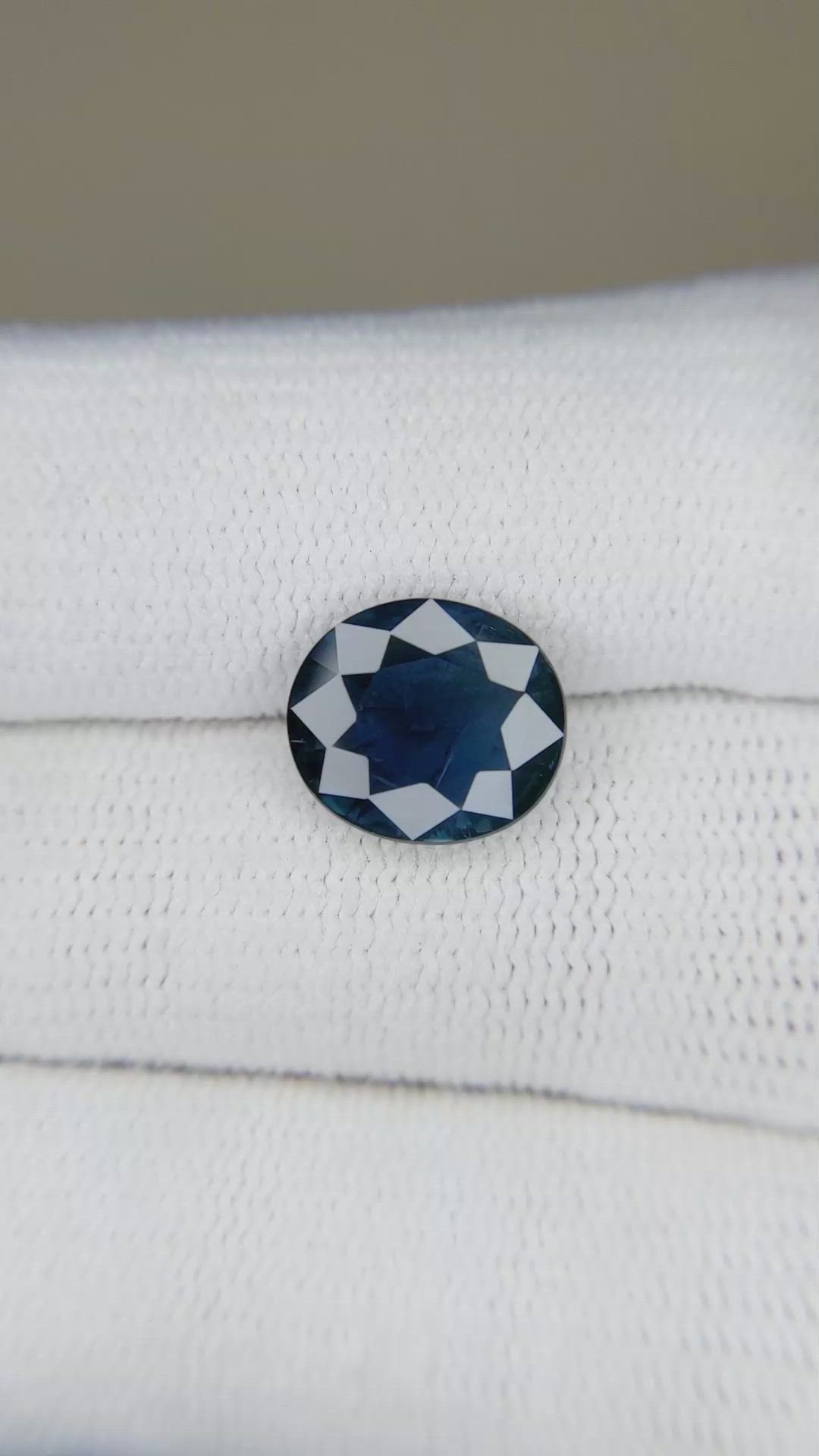 3.00 Ct. Blue Sapphire from Madagascar Size Video
