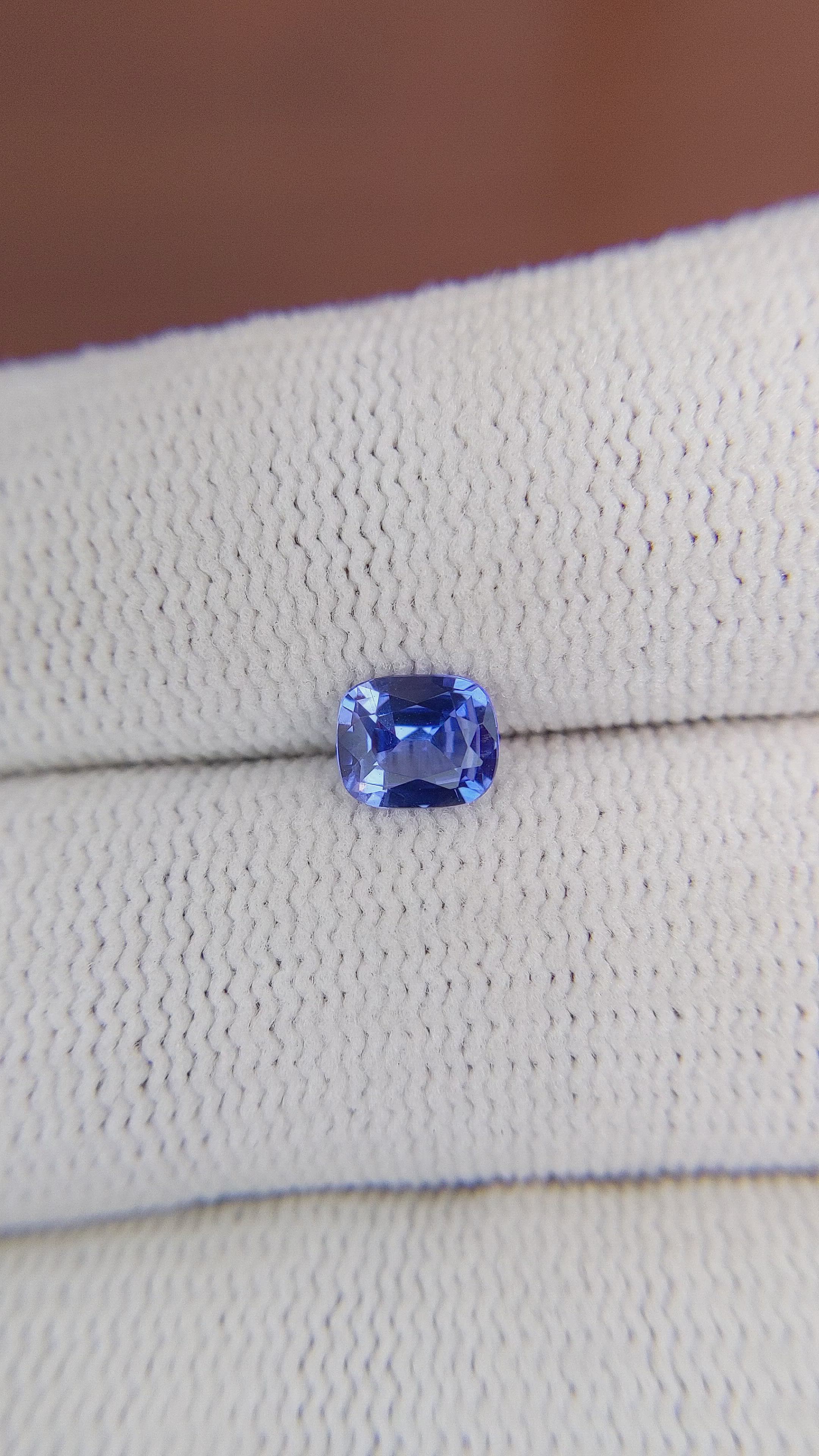 0.66 Ct. Blue Sapphire from Ceylon (Sri Lanka) Size Video