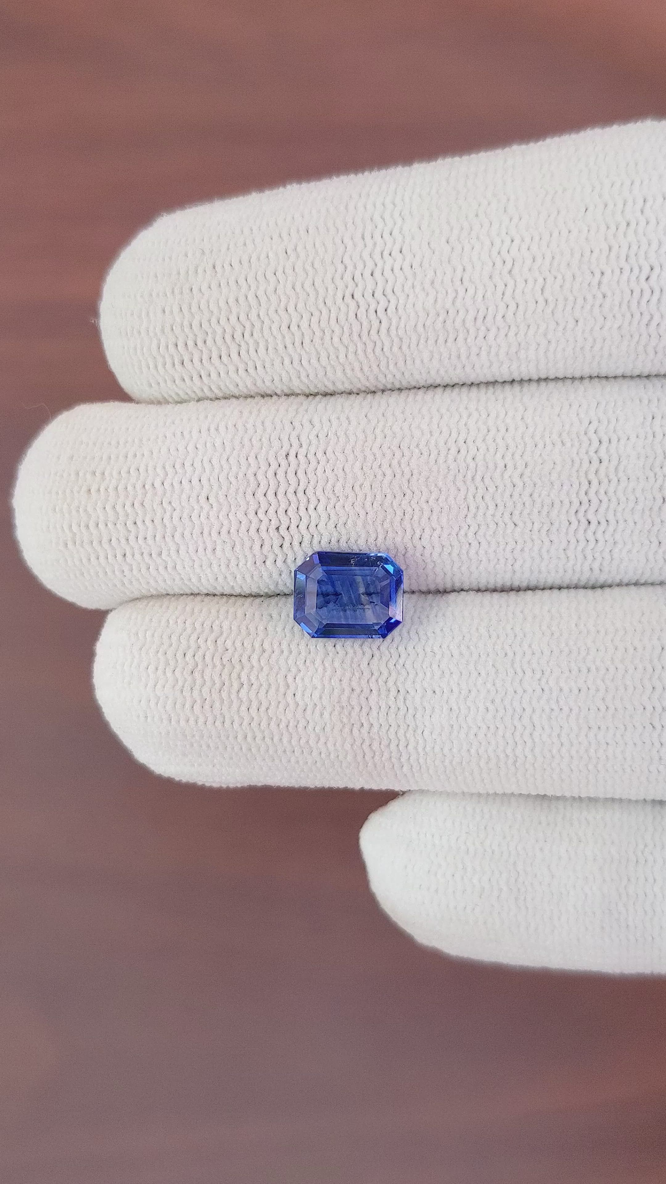 2.02 Ct. Blue Sapphire from Ceylon (Sri Lanka) Size Video