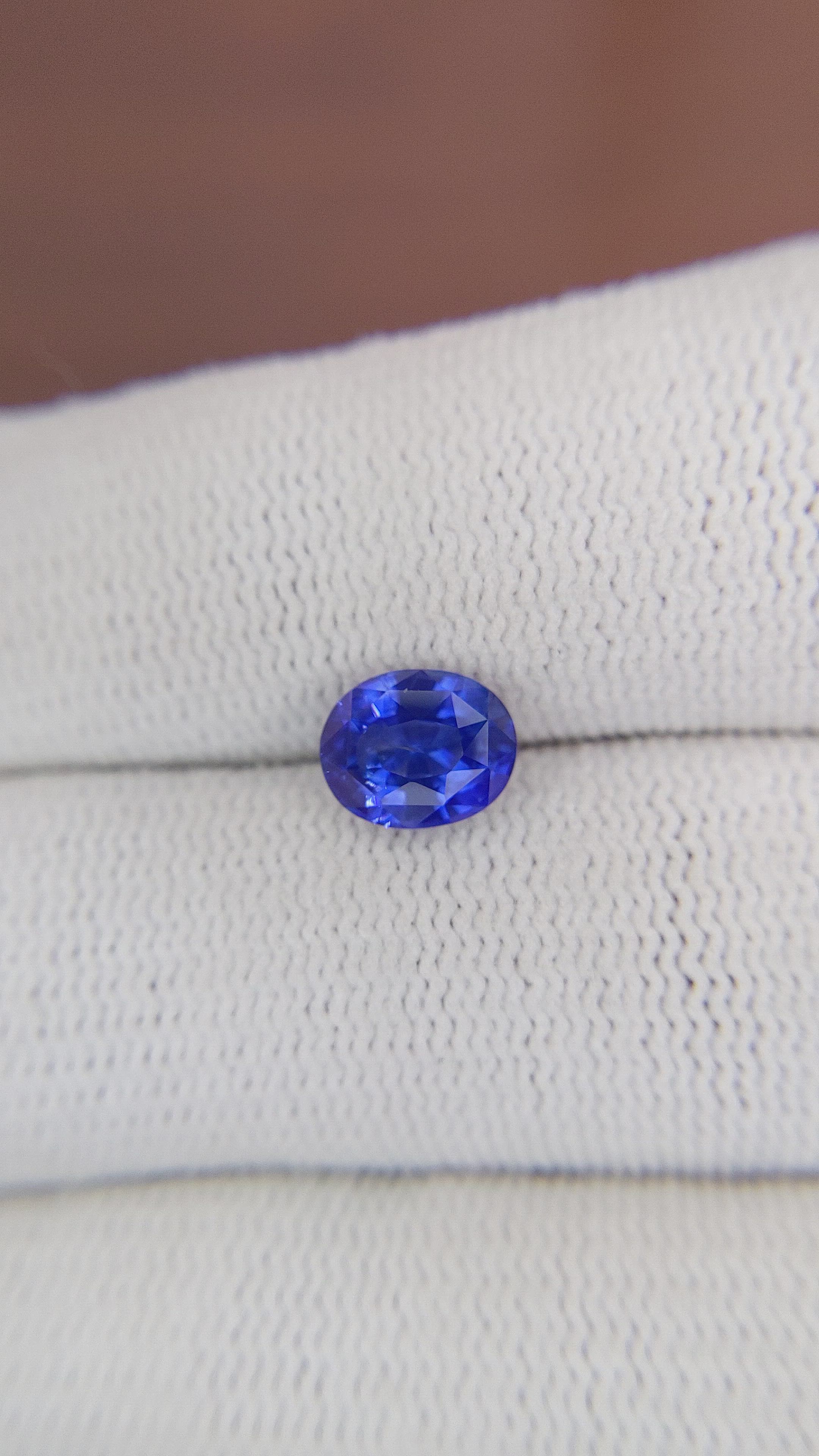1.53 Ct. Blue Sapphire from Ceylon (Sri Lanka) Size Video