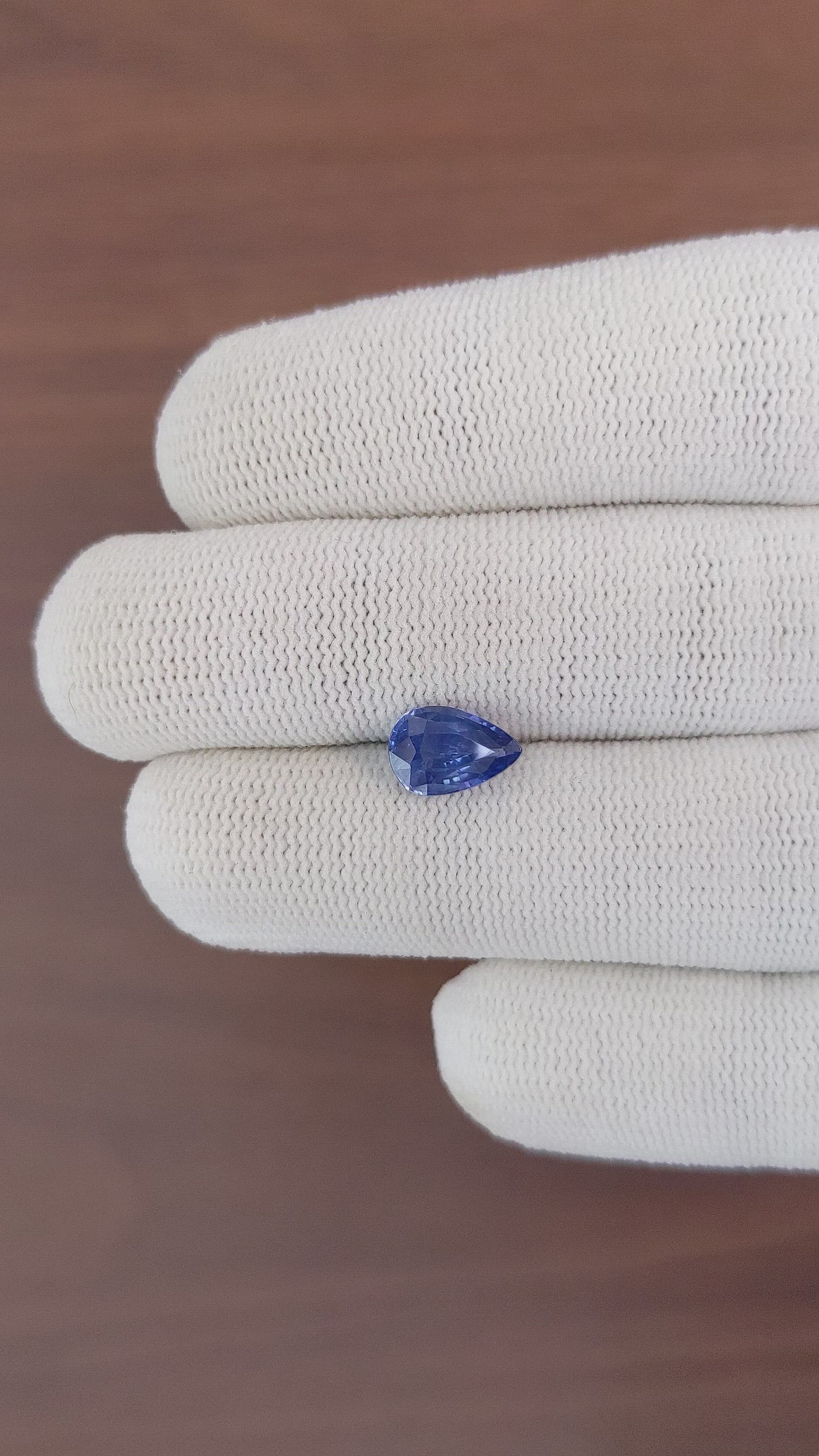 1.79 Ct. Blue Sapphire from Ceylon (Sri Lanka) Size Video